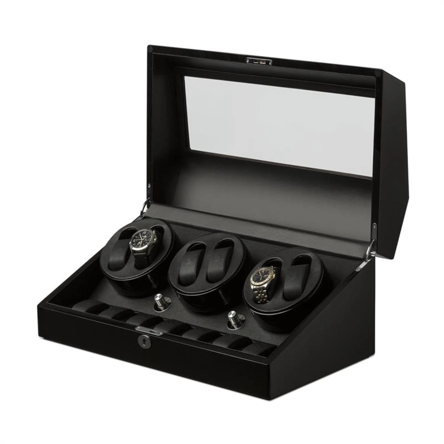 Uhrenbeweger Schaukasten Vitrine 13 Uhren Watch Winder – Bild 8