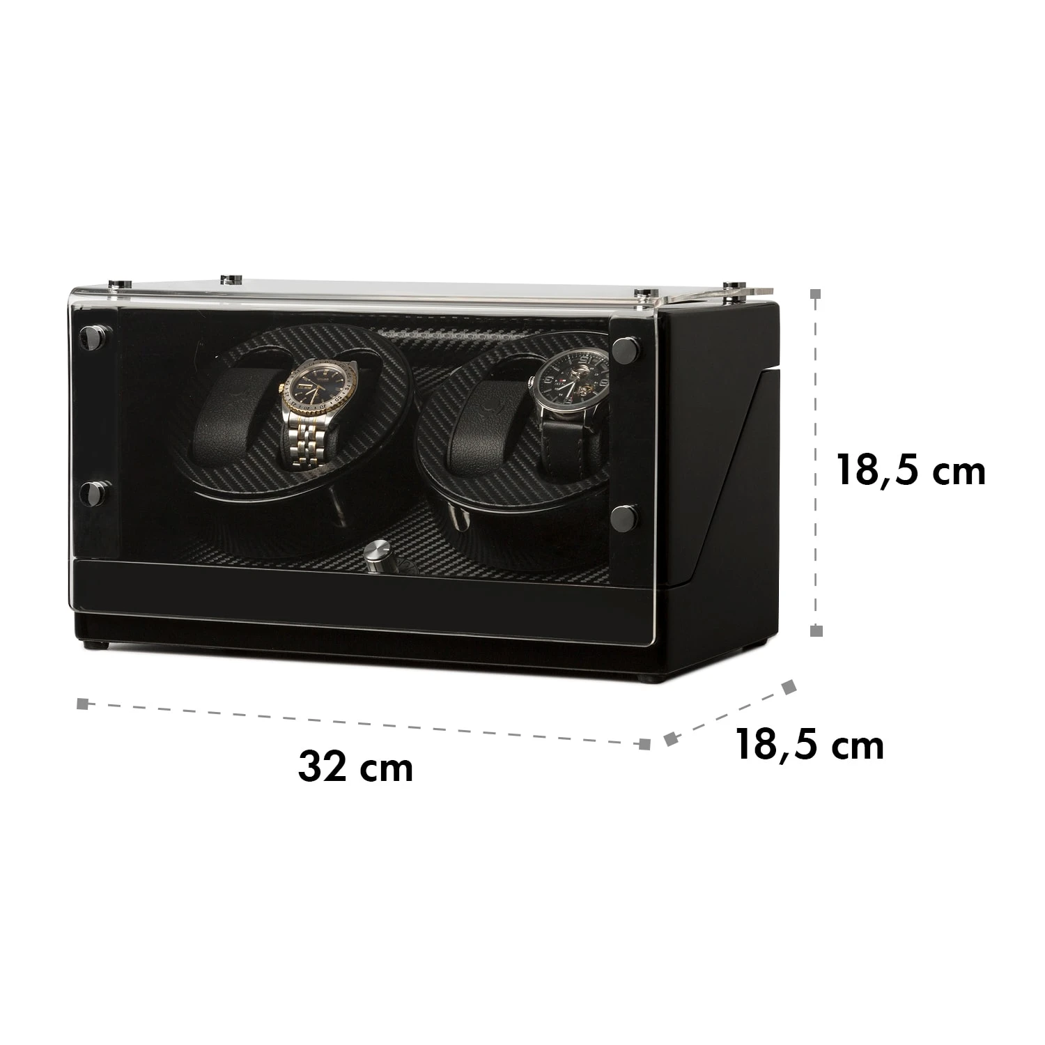 CA2PM Uhrenbeweger Für 4 Uhren Karbon-Optik – Bild 7