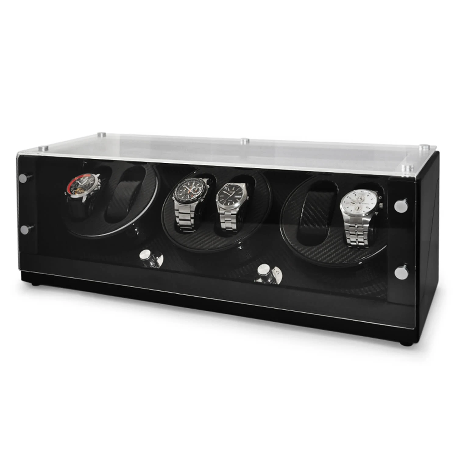 CA3PM Uhrenbeweger Für 6 Uhren Karbon-Optik – Bild 5