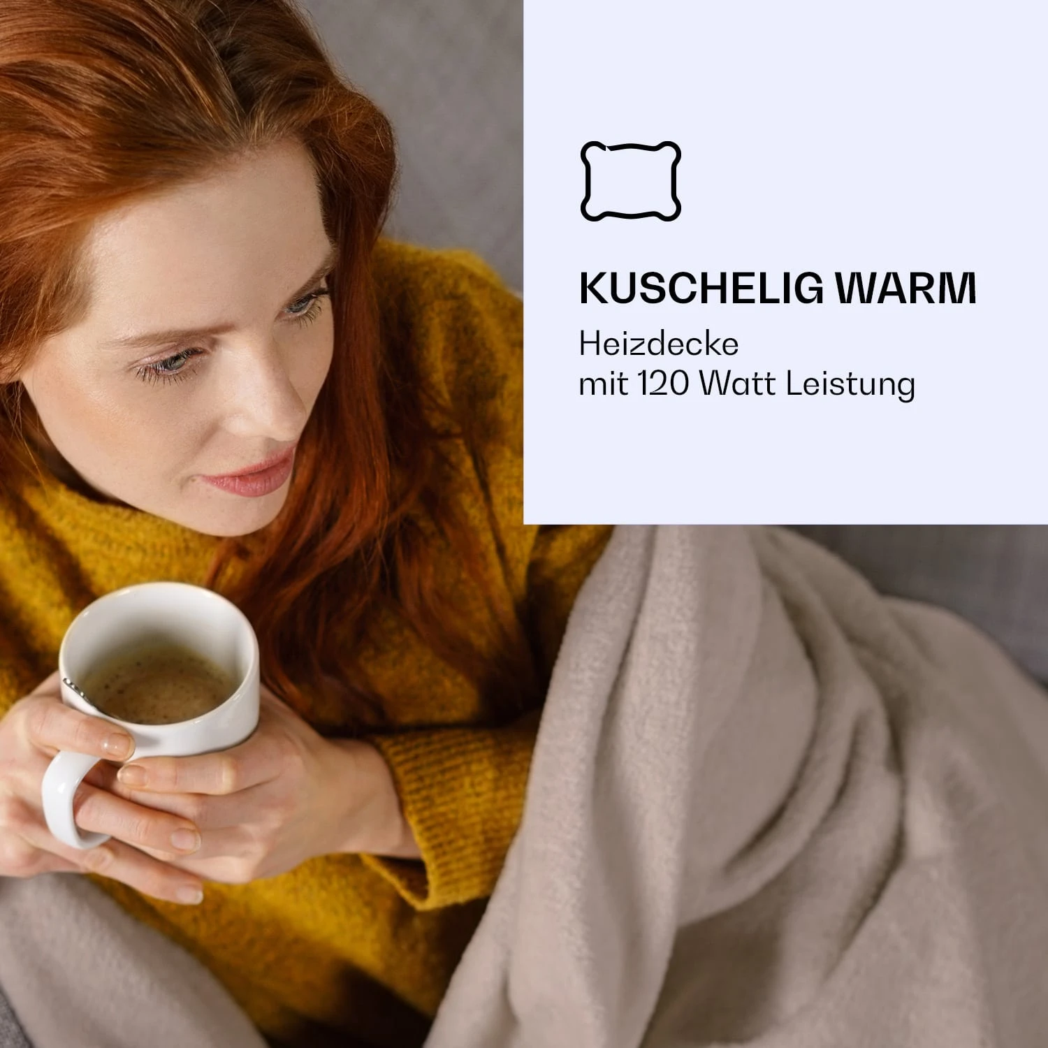 Dr. Watson XL Heizdecke 120 W 3 Stufen 180 X 130 Cm Bedienteil – Bild 2