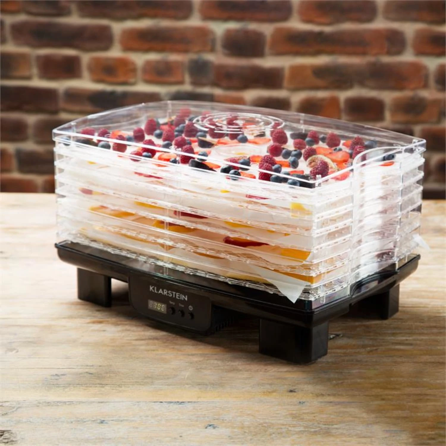 Bananarama Dörrautomat Schwarz 550W Trockner Dehydrator 6 Etagen – Bild 2