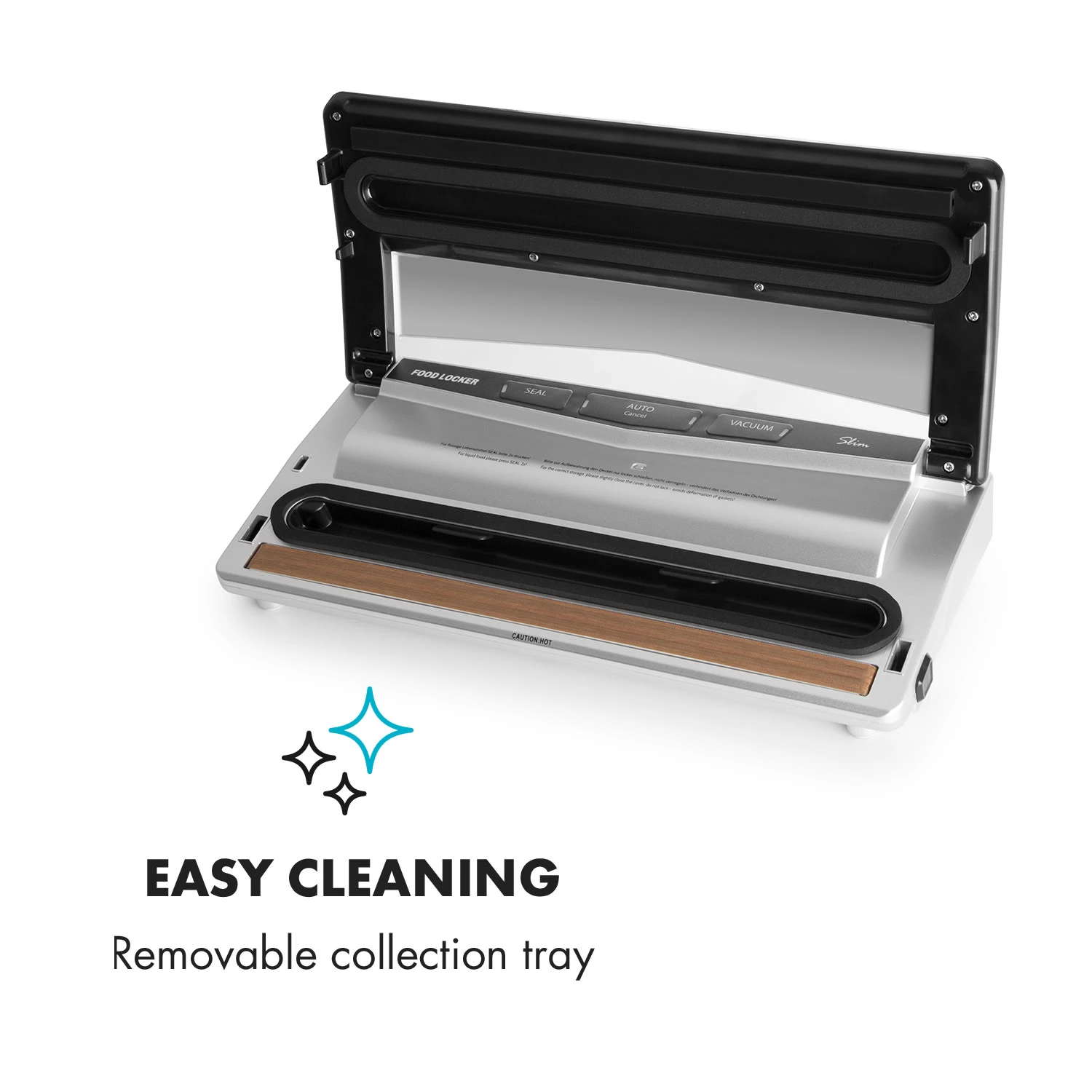 FoodLocker Slim Vakuumierer 130W Doppelte Schweißnaht – Bild 5