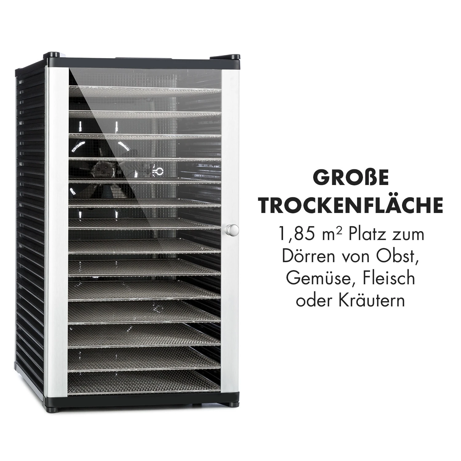 Fruit Jerky 14 Dörrautomat 1000W 30 Bis 70 °C 14 Etagen LC-Display – Bild 6