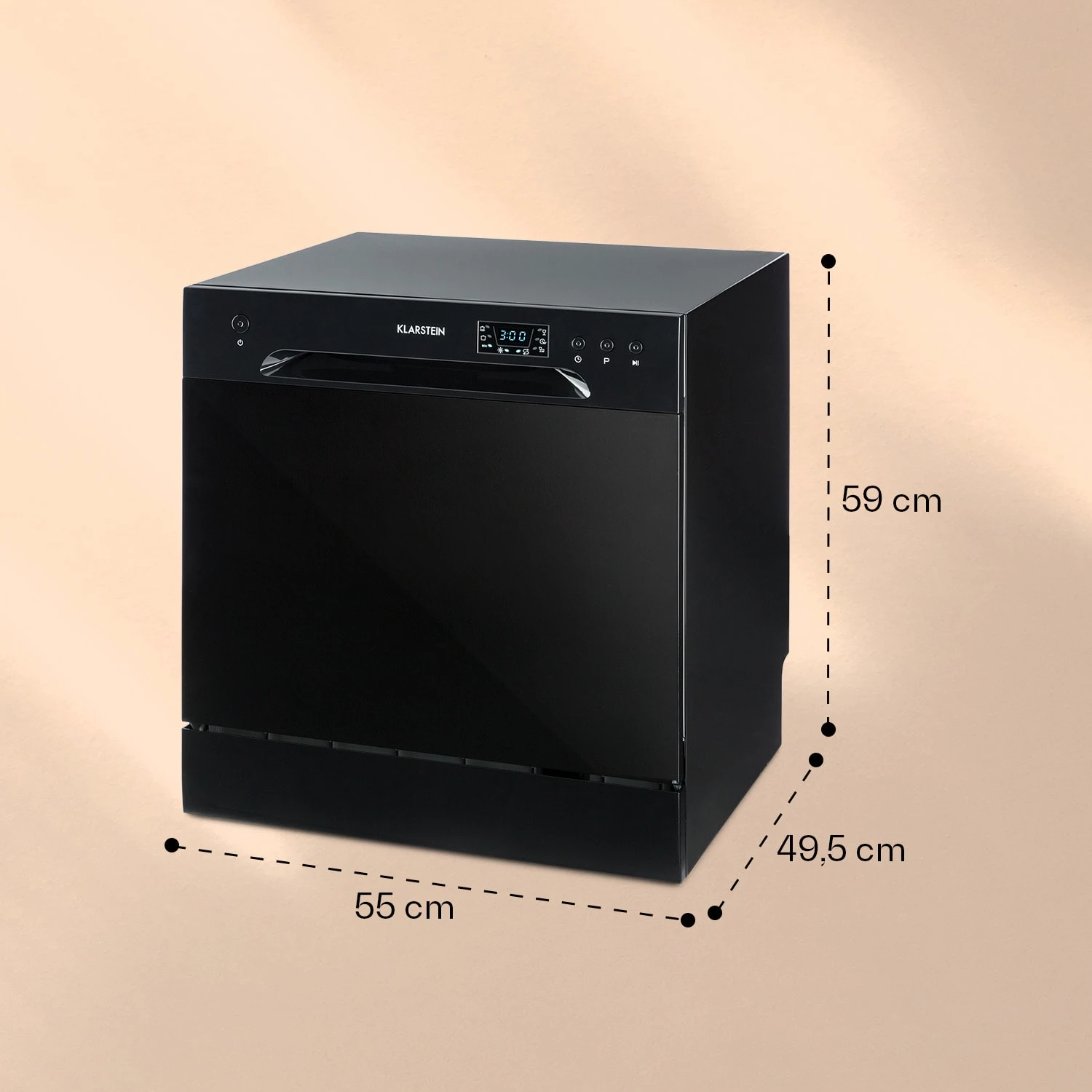 Amazonia 8 Geschirrspülmaschine 1620 Watt 8 Maßgedecke 49 DB Aquastop – Bild 6