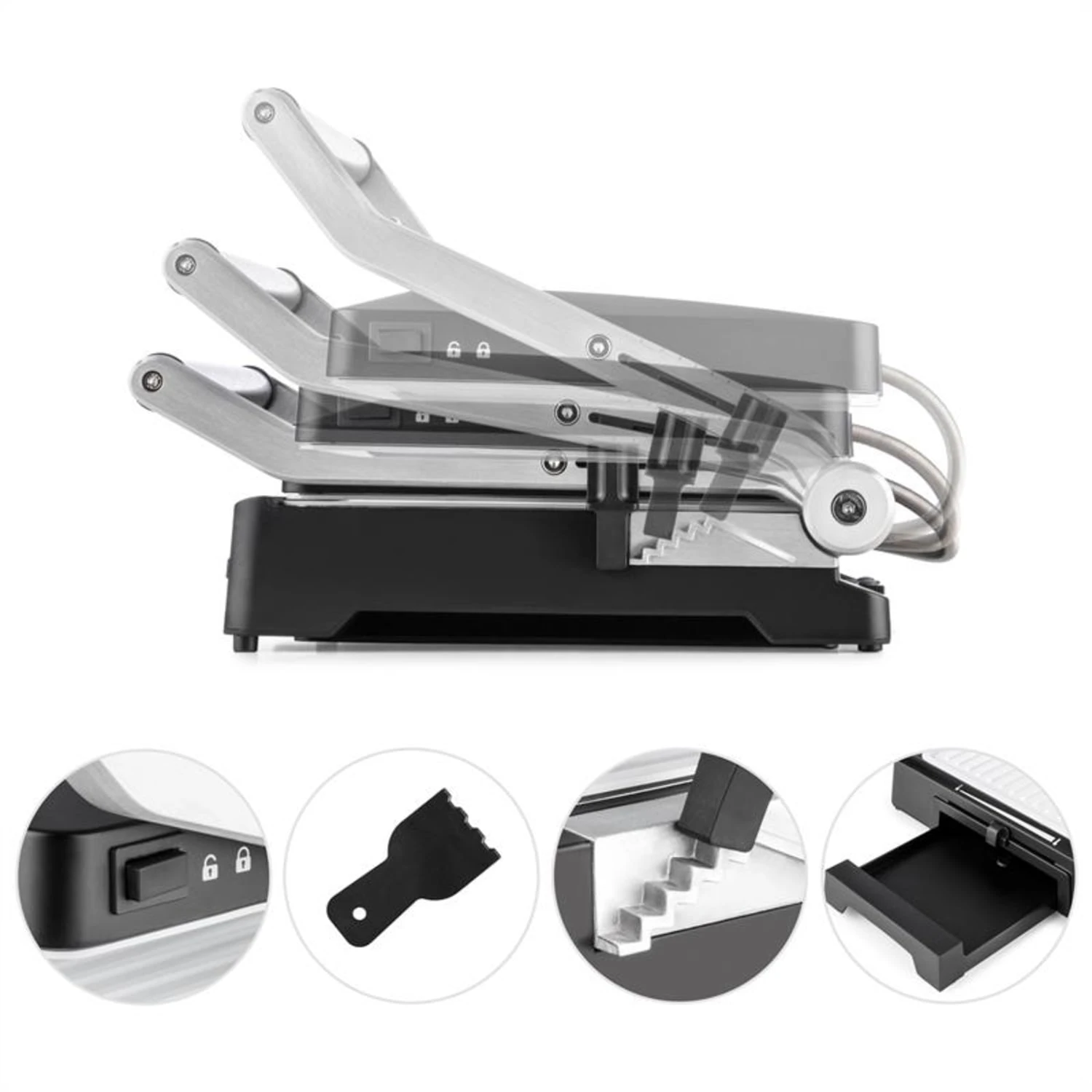 Burgermeister 3-in-1 Kontaktgrill Tischgrill Paninimaker 2000W – Bild 5