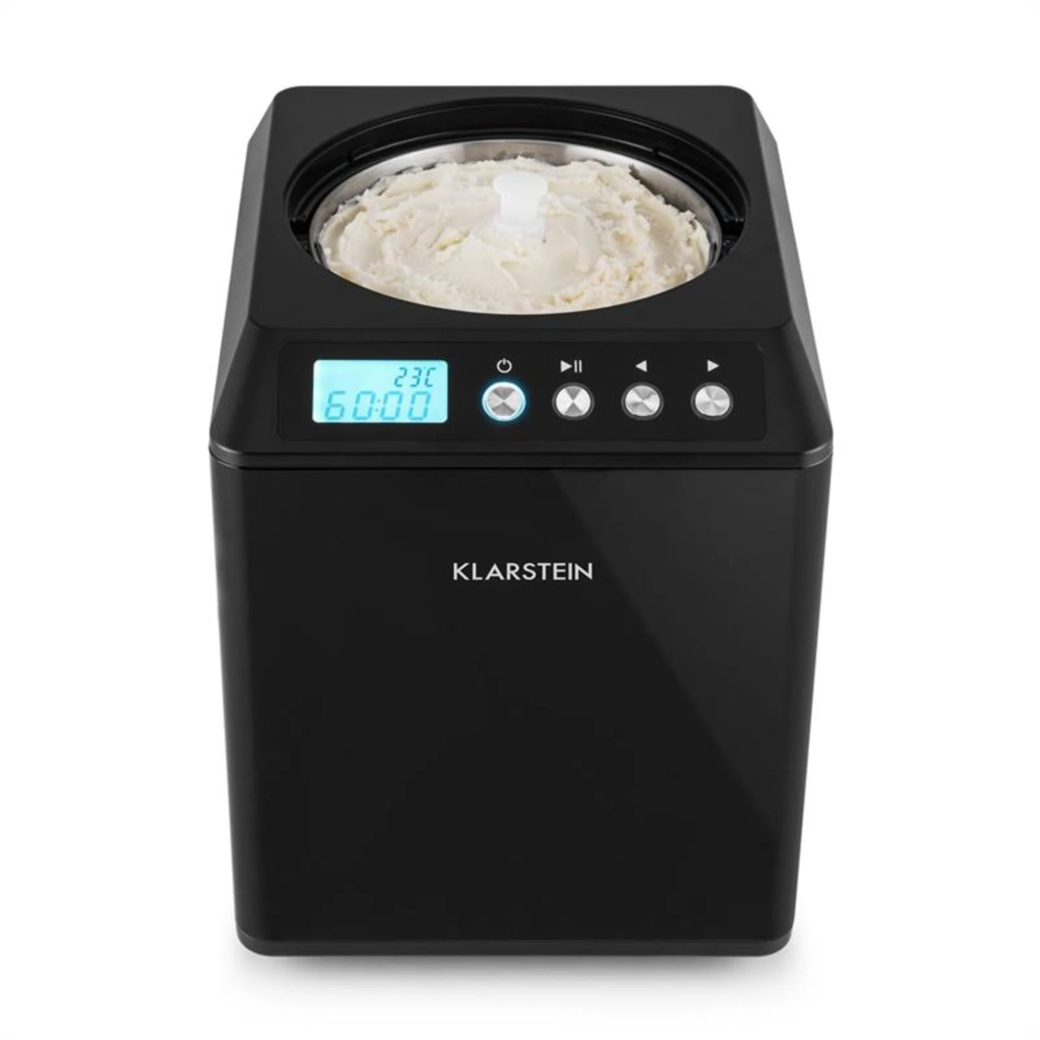 Vanilly Sky Family Eiscremebereiter Frozen Yoghurt 250W 2,5l Schwarz – Bild 6