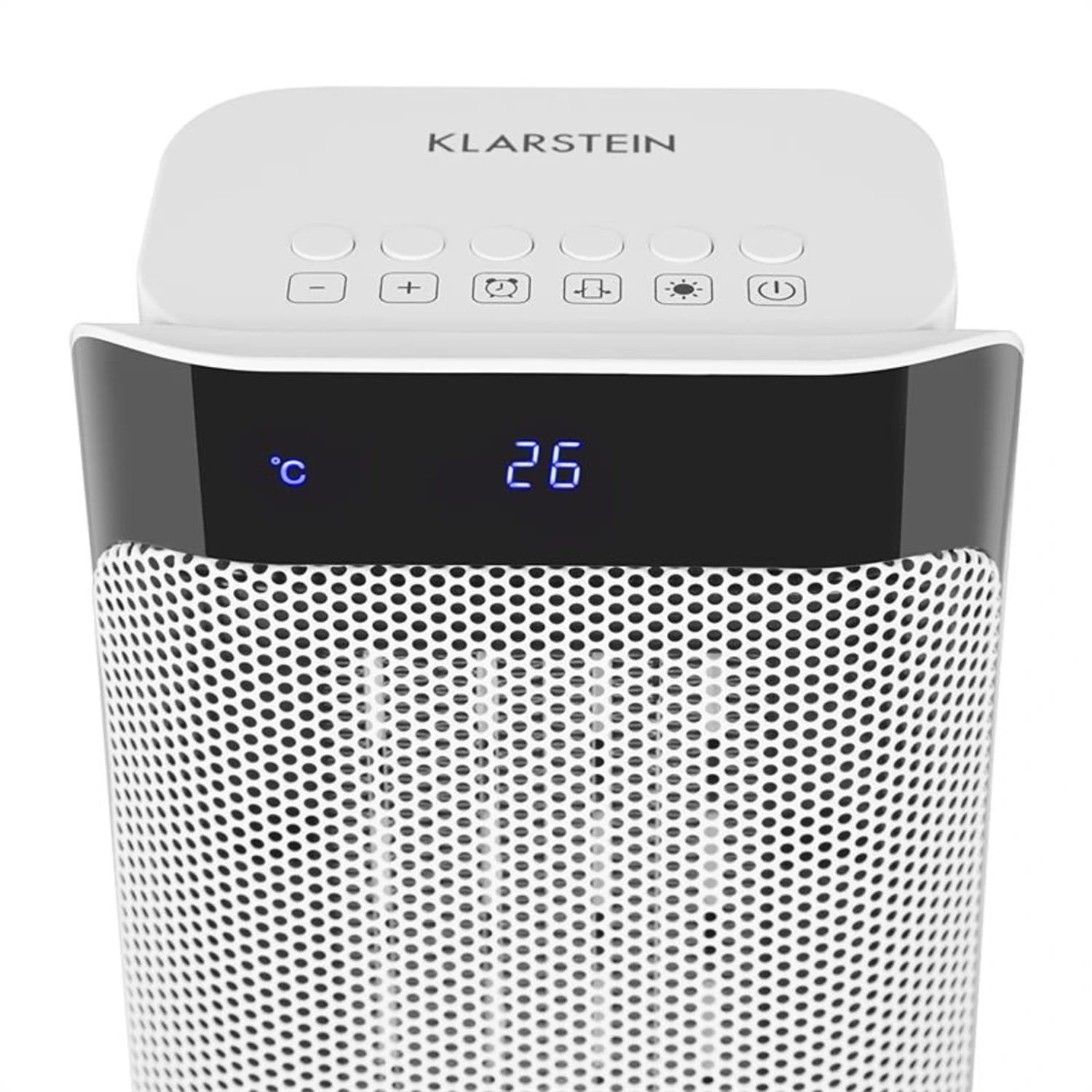 Chaval Heizturm 2.000 W Thermostat Timer Fernbedienung Weiß – Bild 6