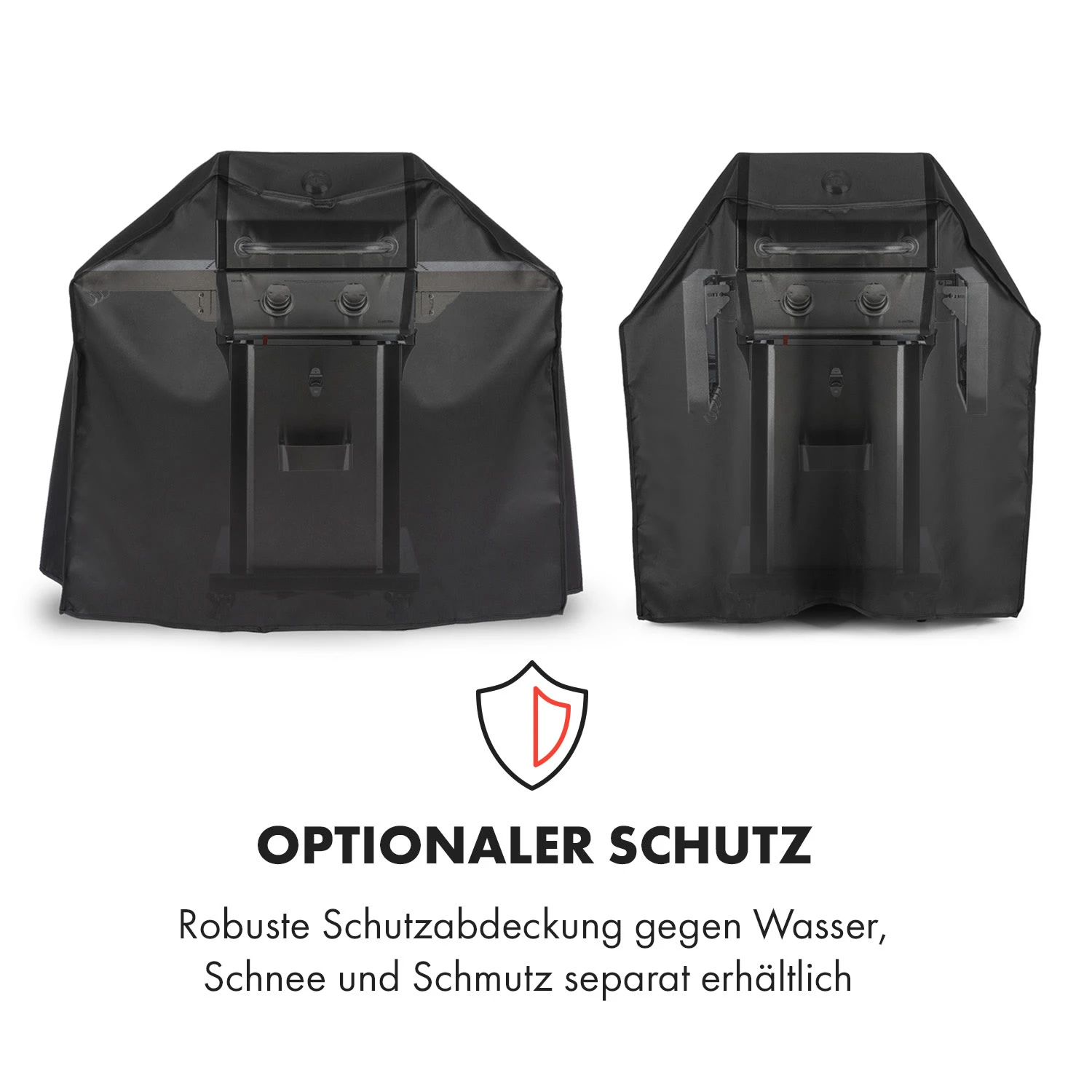 Lucifer 2.0-T Gasgrill 2 X 3,5 KW Brenner 45x44cm Grill Edelstahl – Bild 9