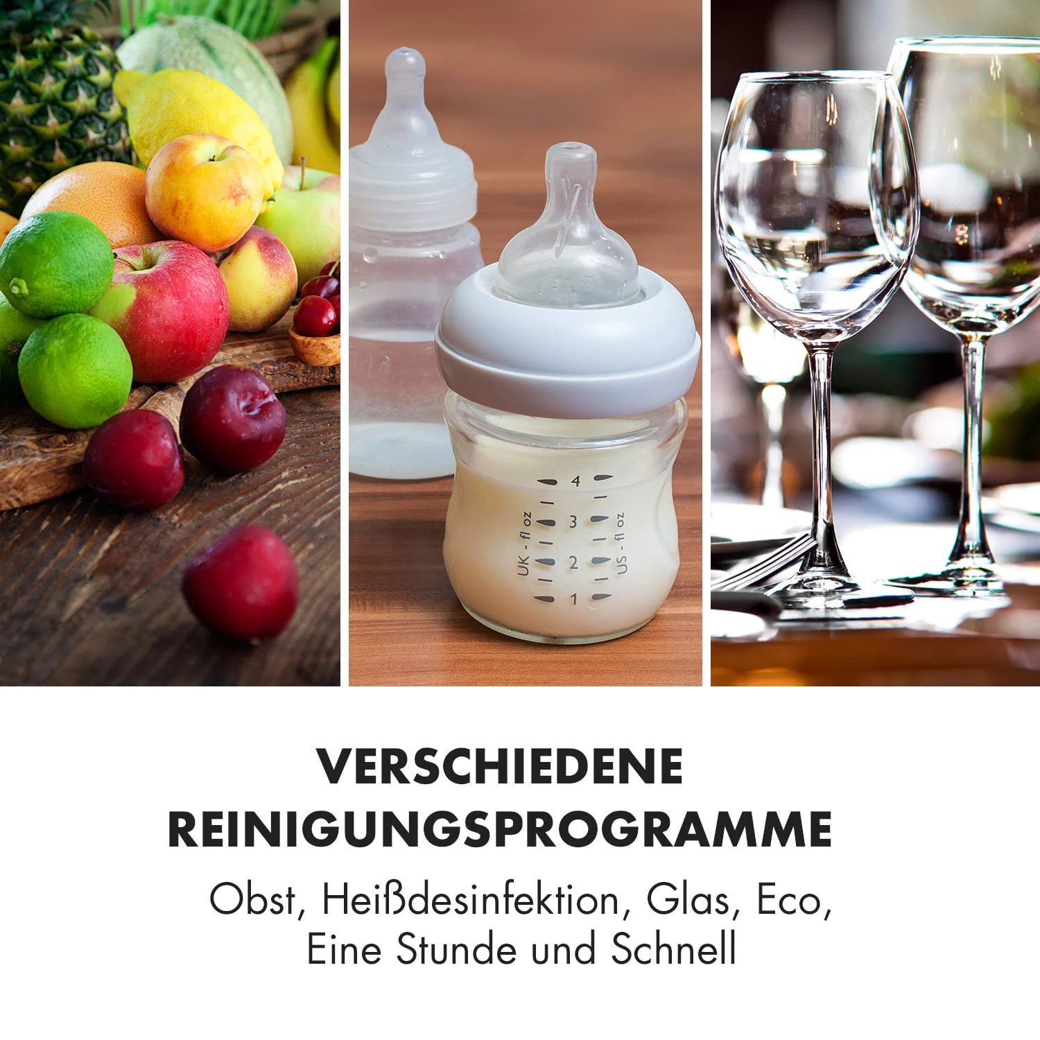 Amazonia Mini Geschirrspülmaschine 6 Programme LED-Display – Bild 5