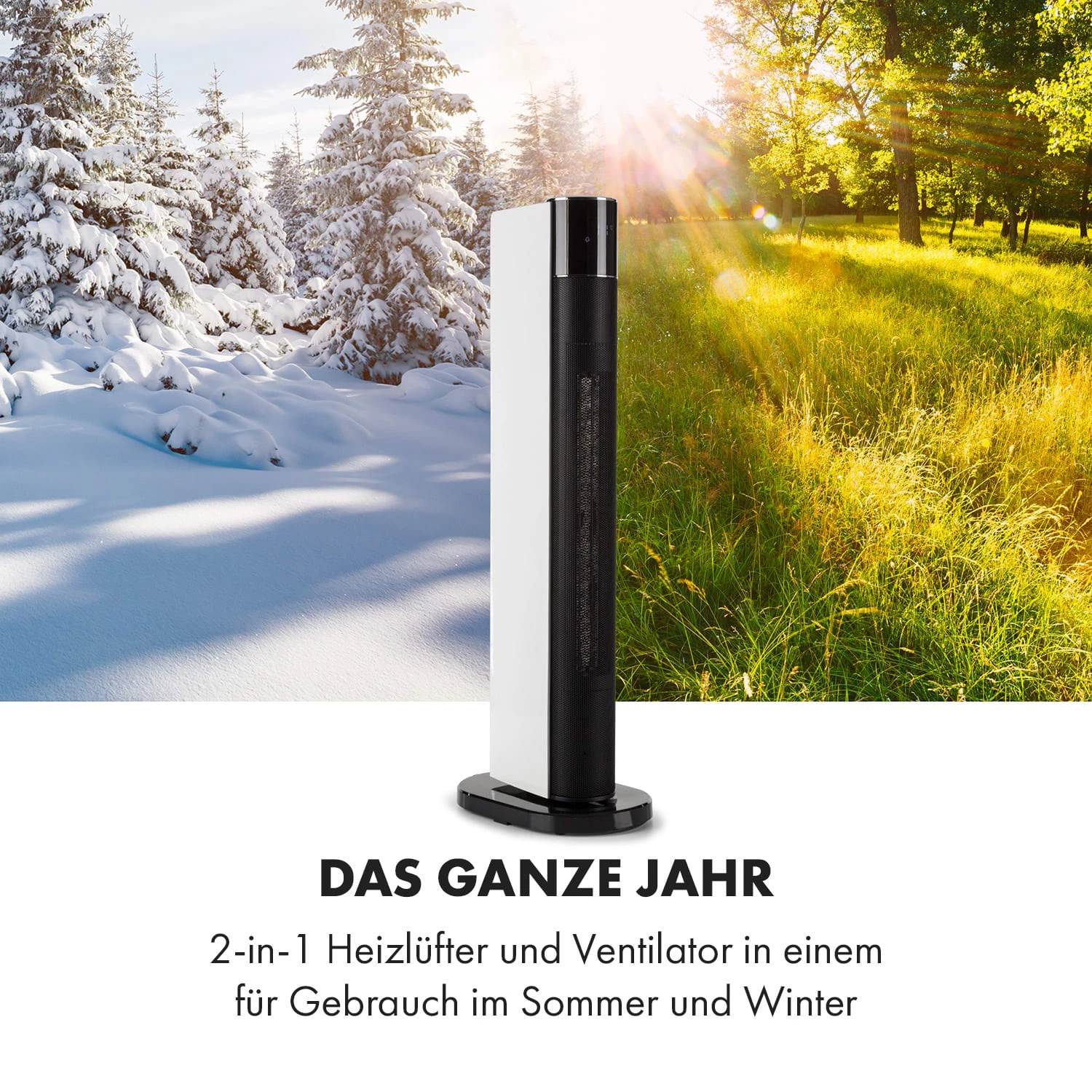 Hightower Heat Deluxe Heizlüfter Ventilator 2200W Thermostat 35°C – Bild 5