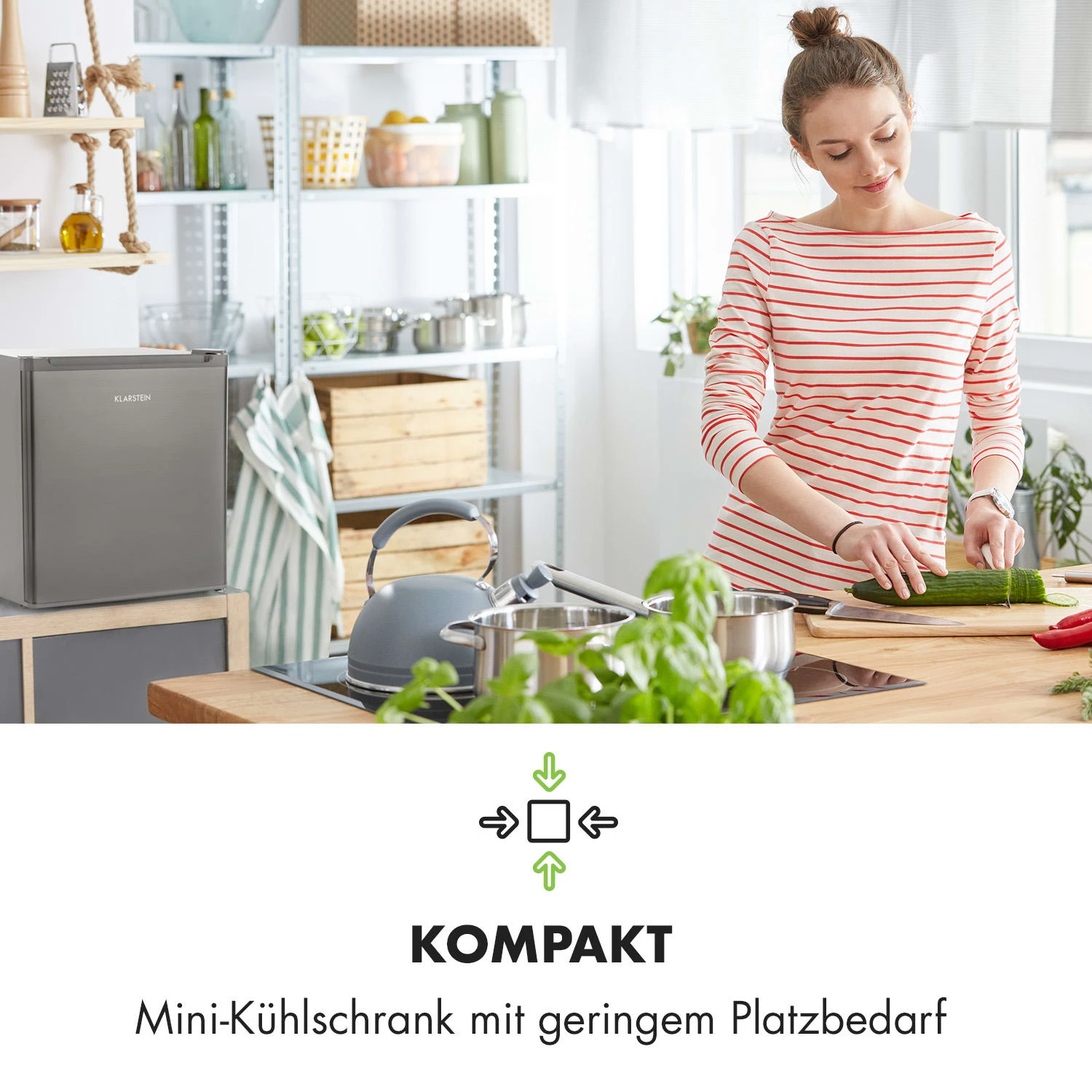 Snoopy Eco Mini-Kühlschrank Mit Gefrierfach 41 Liter 39dB – Bild 2