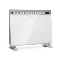 Gotland Konvektorheizung 600/900/1500W Glasfront Standgerät Weiß