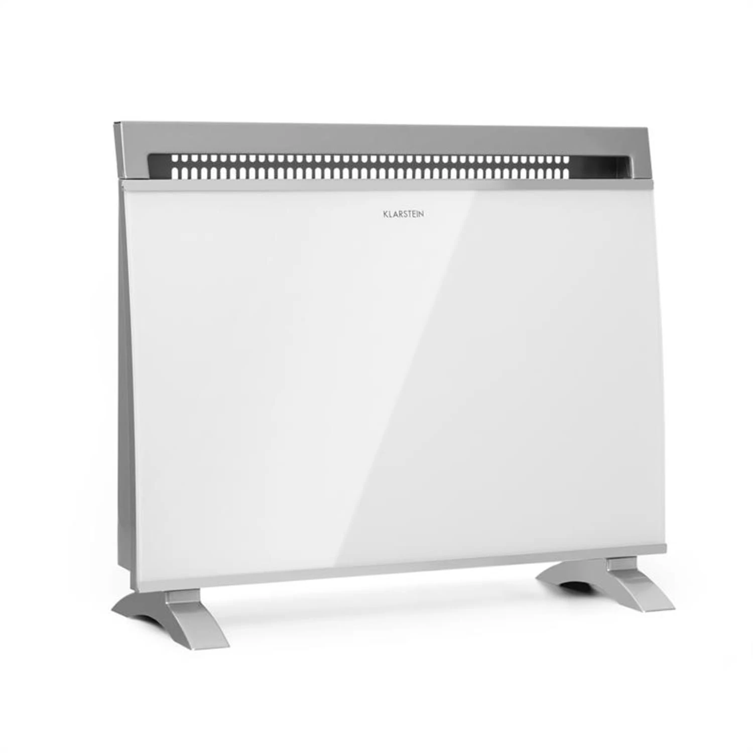Gotland Konvektorheizung 600/900/1500W Glasfront Standgerät Weiß