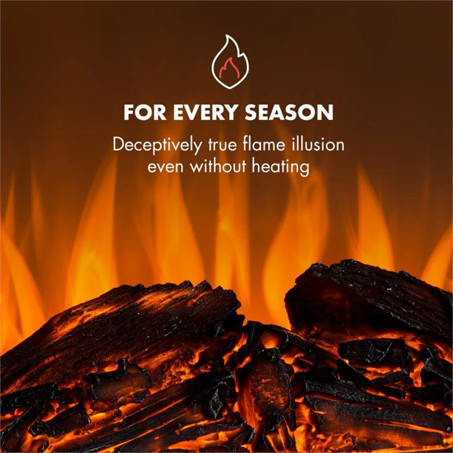 Aosta Light & Fire Elektrischer Kamin 1000/2000W Fernbedienung – Bild 7