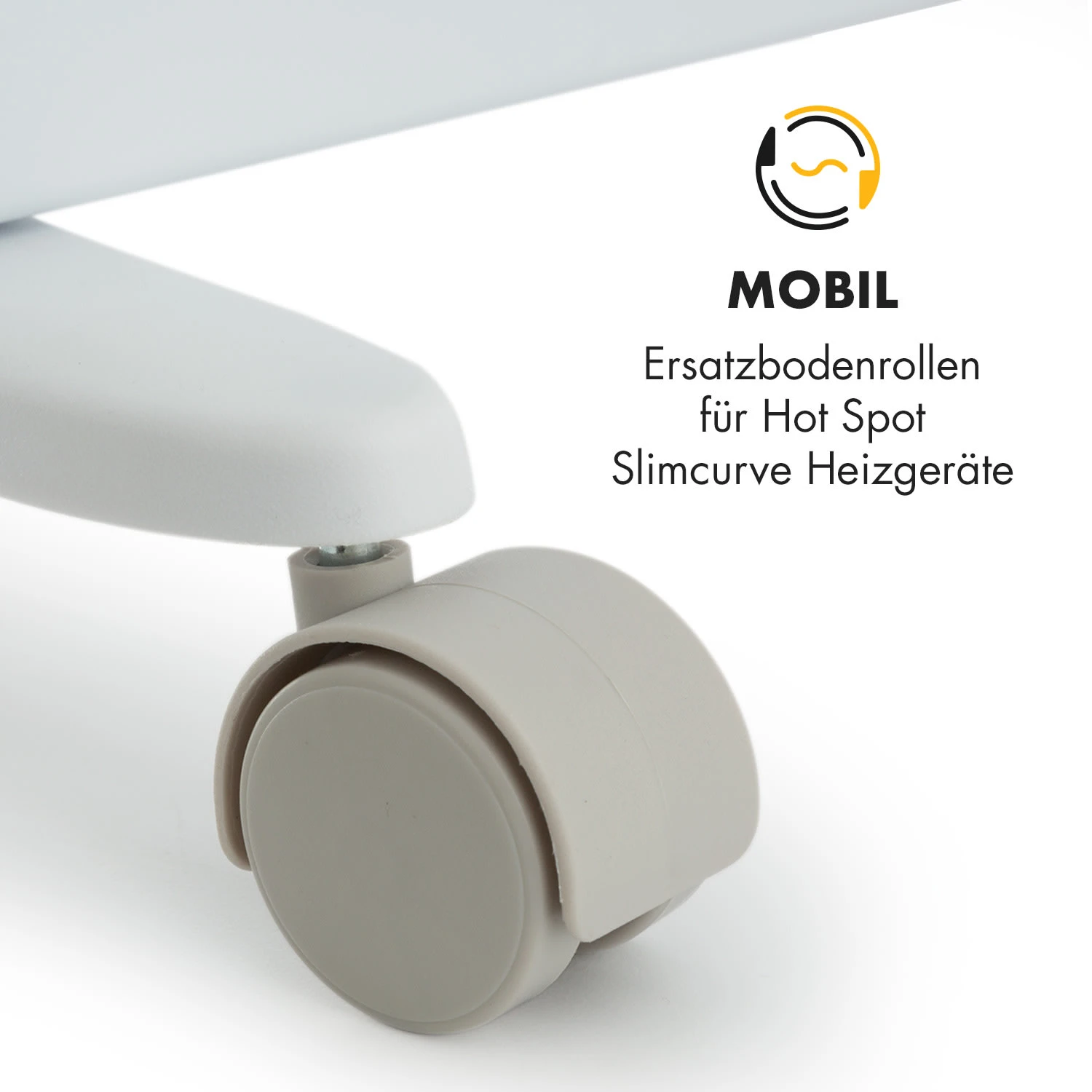 Hot Spot Slimcurve Bodenrollen Zubehör/Ersatz 2 Stück – Bild 2