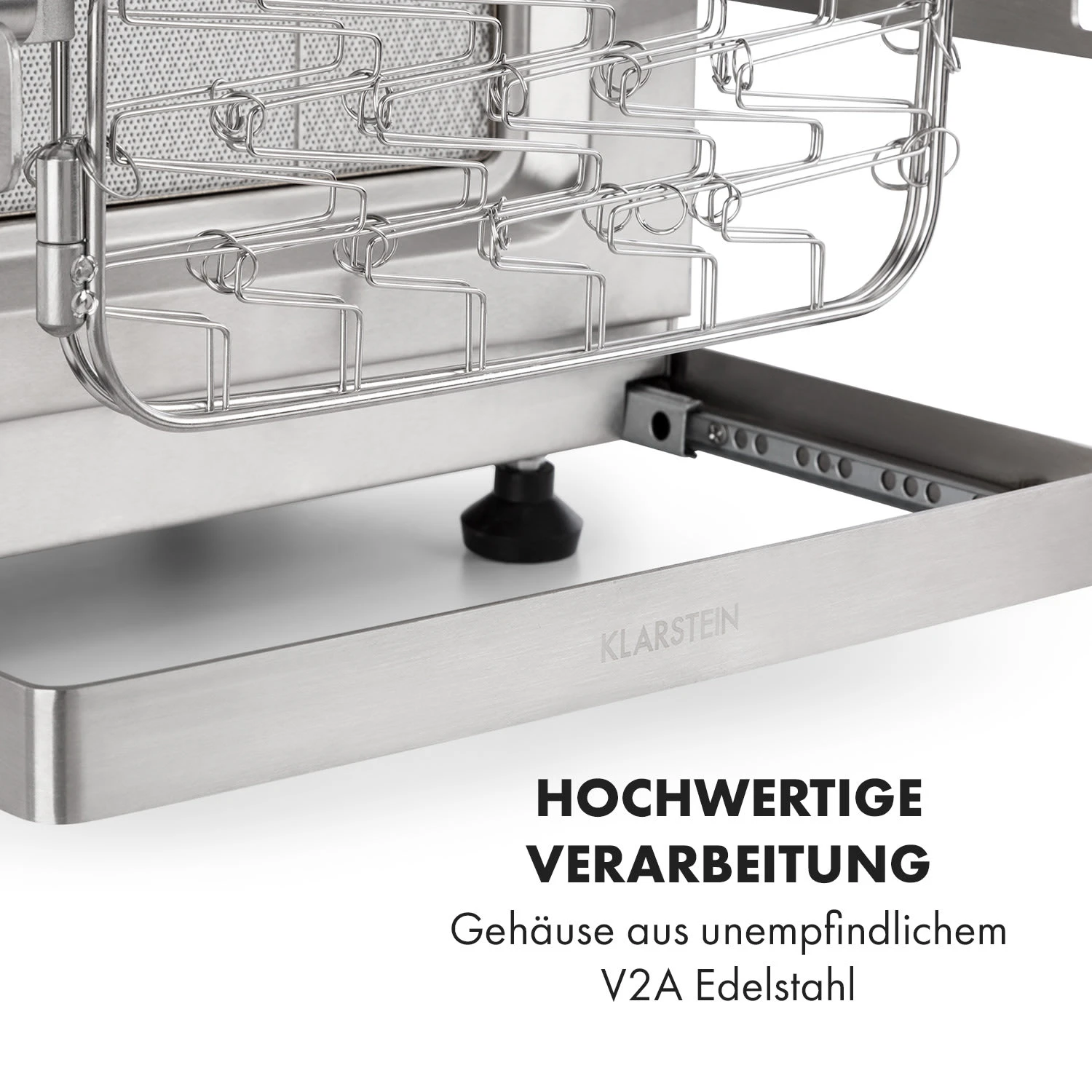 Crossfire Vertikaler Gasgrill 800°C Infrarot-Brenner 12.000 BTU Silber – Bild 9