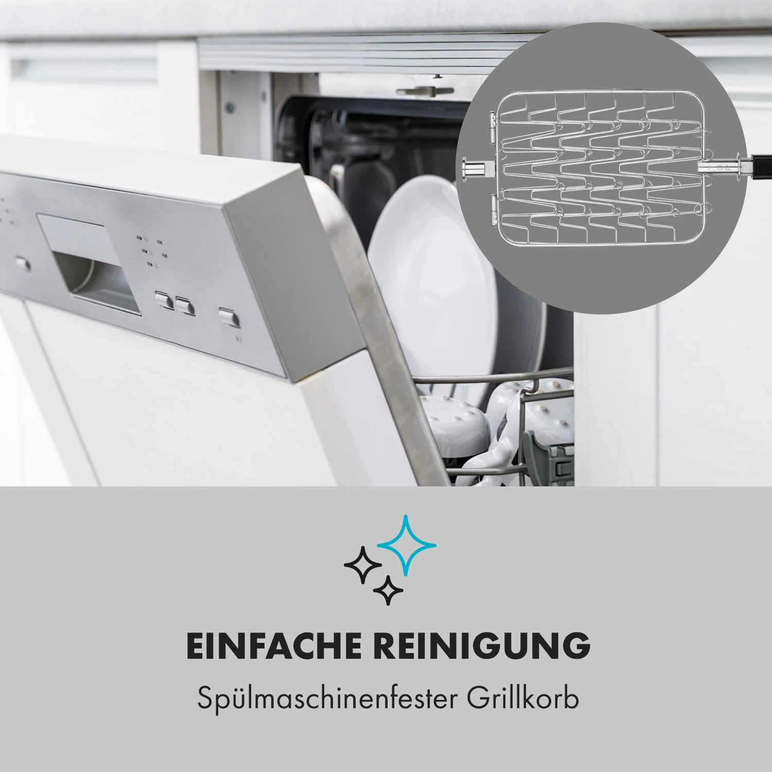 Crossfire Vertikaler Gasgrill 800°C Infrarot-Brenner 12.000 BTU Silber – Bild 10