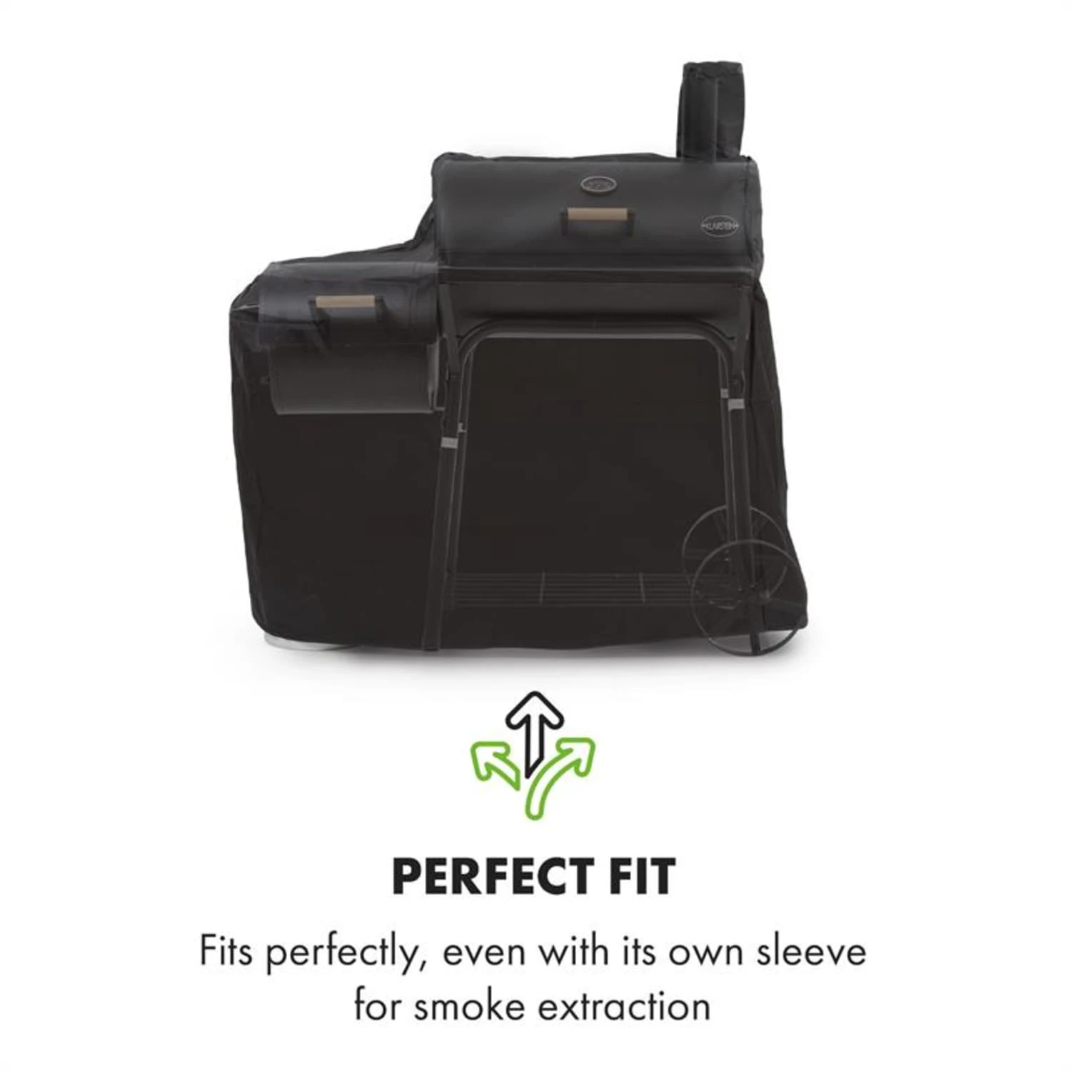 Beef Brisket Wetterschutzhaube Oxford Canvas Schwarz – Bild 2