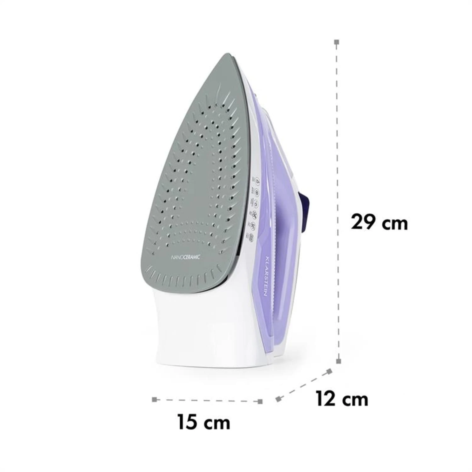 Steam Bro Dampfbügeleisen 2200W 300ml EasyGlide TouchSensor AntiCalc – Bild 8