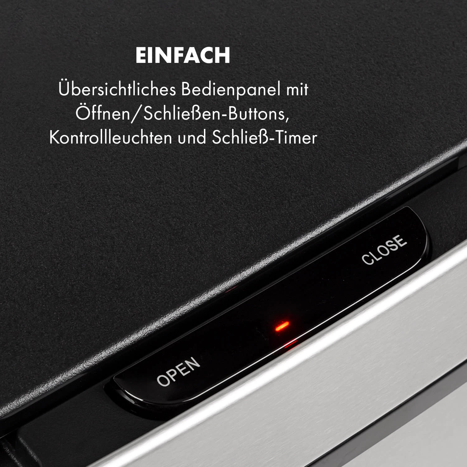Touchless Müllsammler Sensor 72L 4 Behälter ABS PP Edelstahl Gebürstet – Bild 6