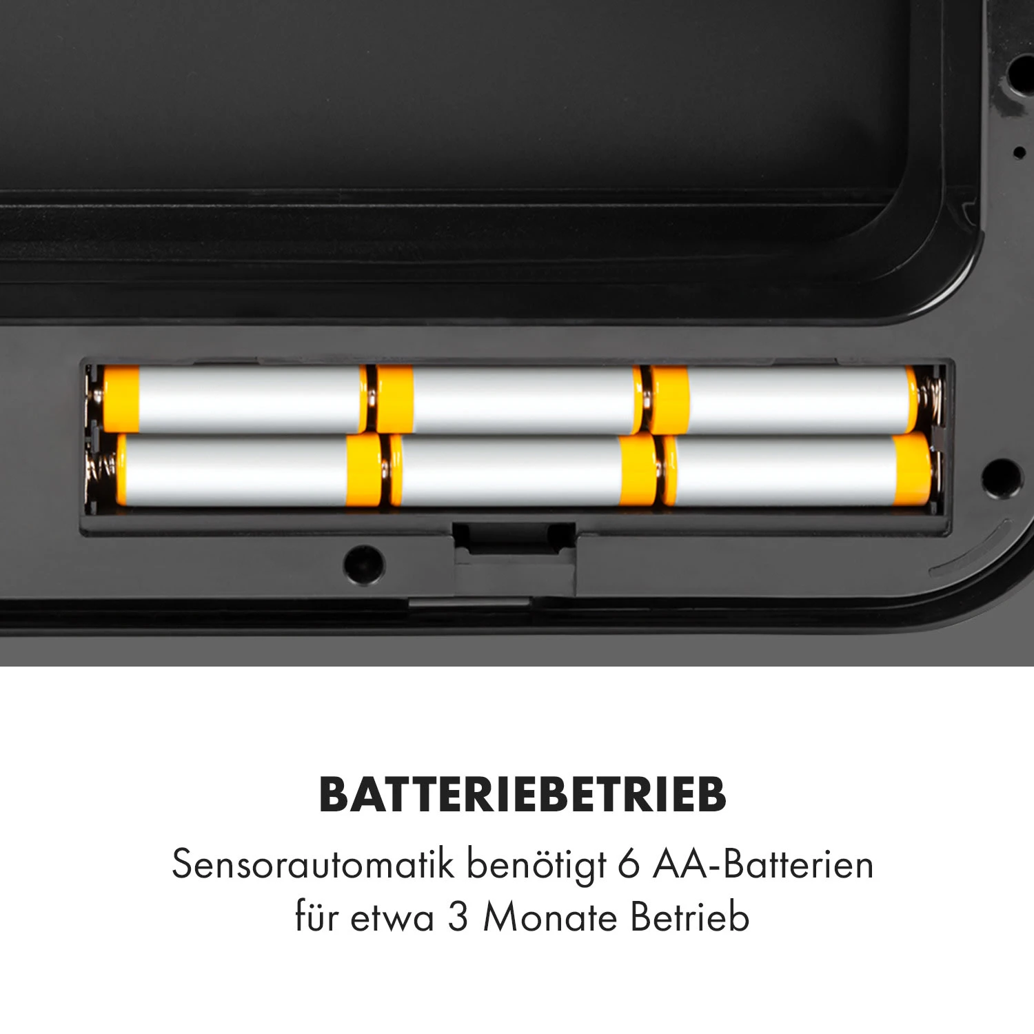 Touchless Müllsammler Sensor 72L 4 Behälter ABS PP Edelstahl Gebürstet – Bild 9