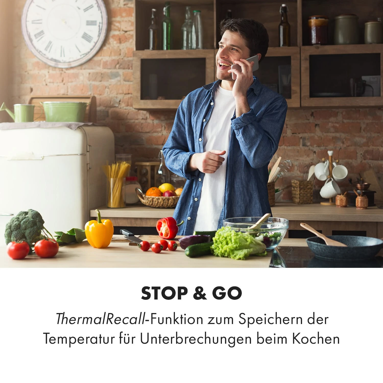 Delicatessa 80 Einbaukochfeld Induktion 3 Zonen 7400W Glaskeramik – Bild 9