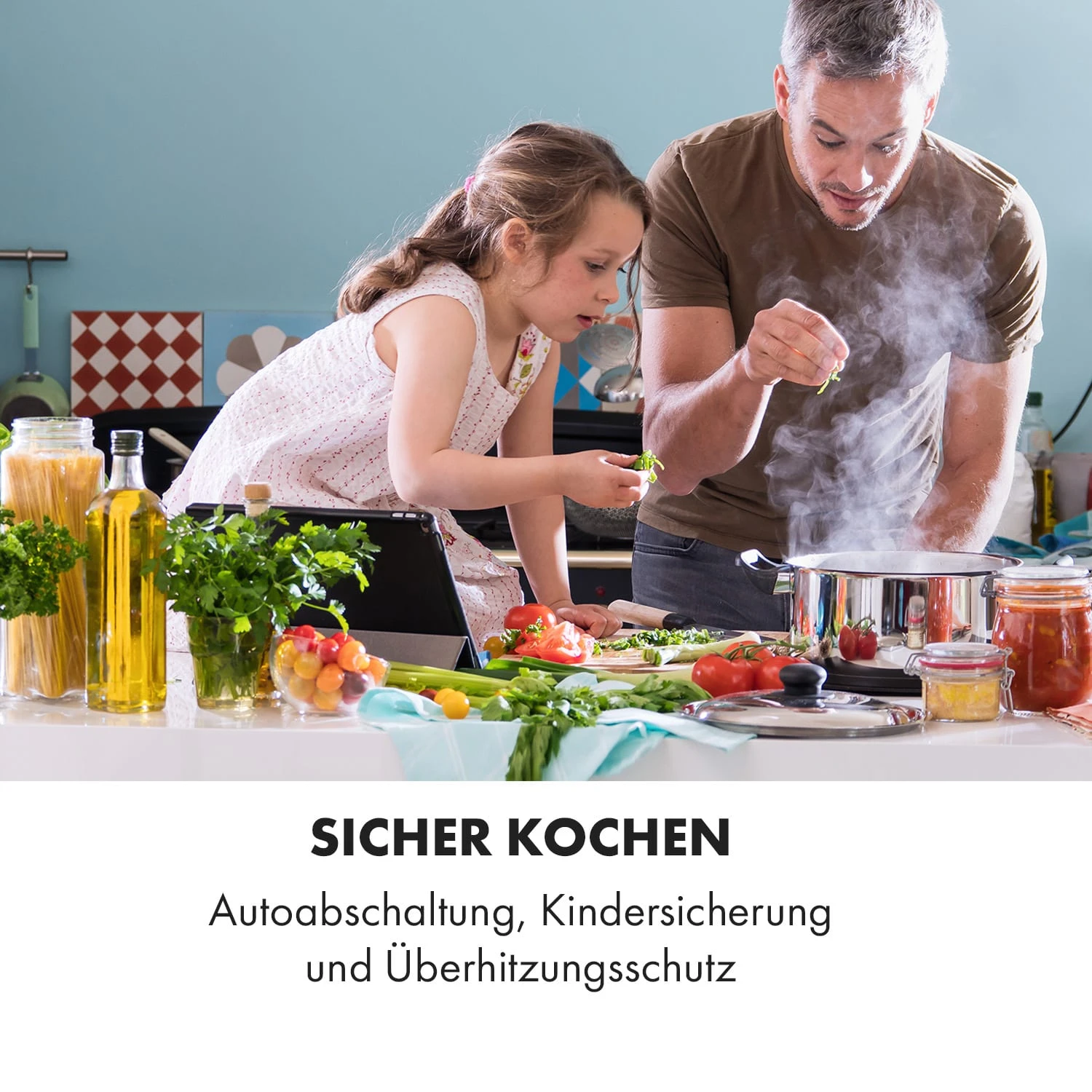 Delicatessa 80 Einbaukochfeld Induktion 3 Zonen 7400W Glaskeramik – Bild 10