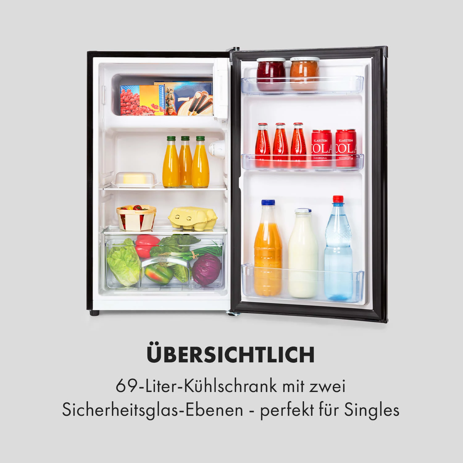 Cool Cousin Kühl-Gefrier-Kombination 70/11 Liter 40 DB – Bild 3