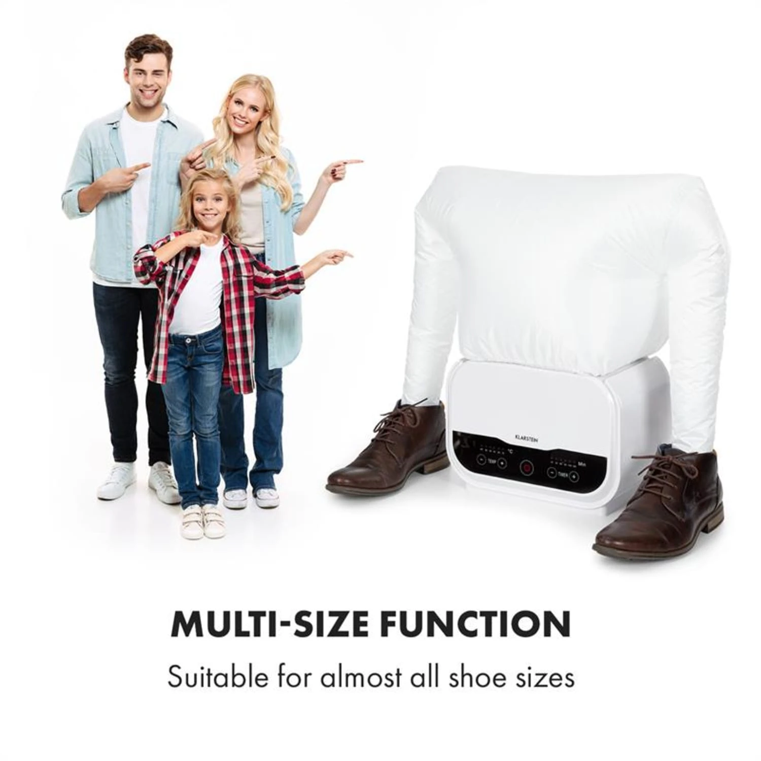 ShirtButler Pro Ersatz-Shoes Zubehör Schuhtrockner Nylon Weiß – Bild 2