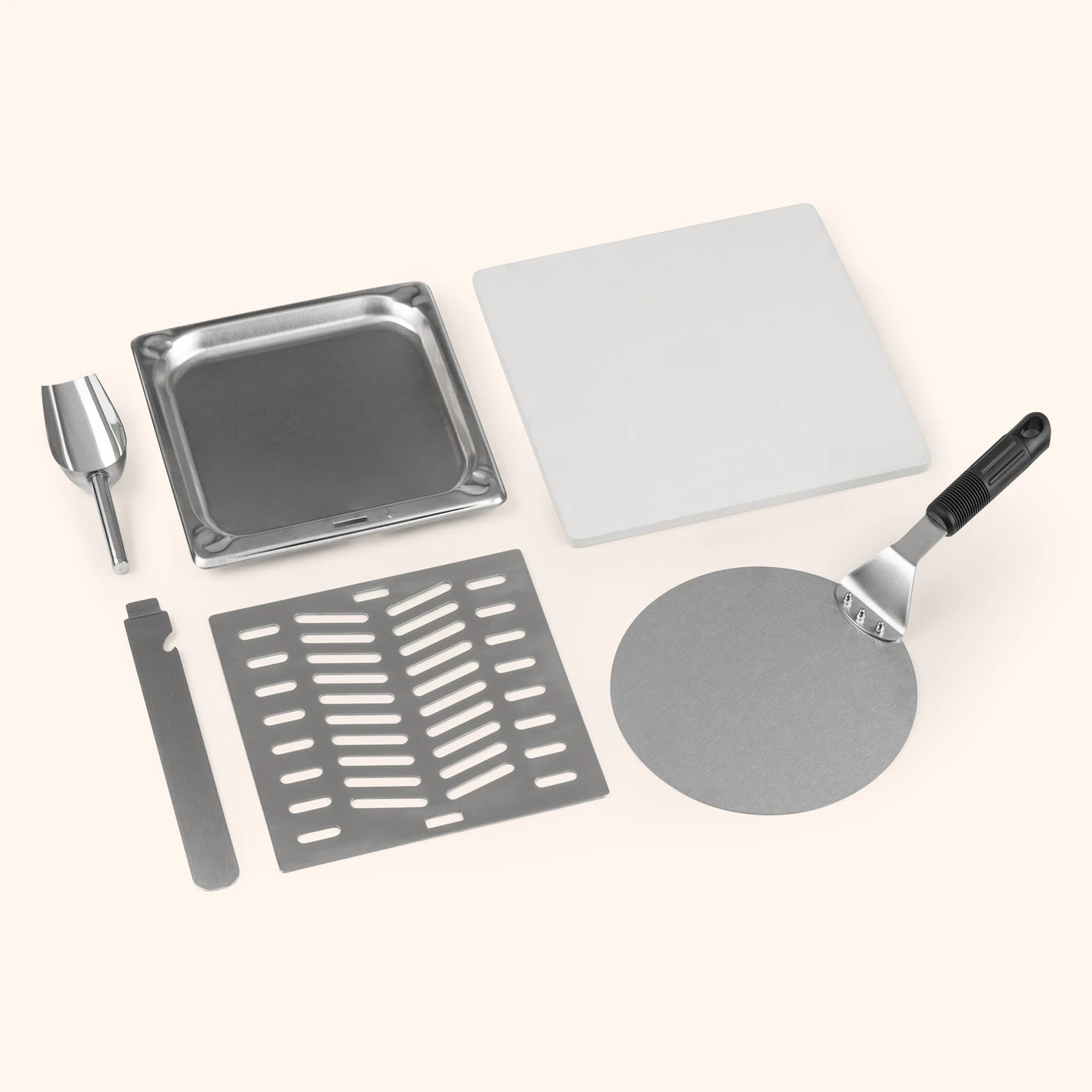 Diavolo Pizza-Pelletofen Inkl. Pizzastein Thermometer Edelstahl – Bild 6