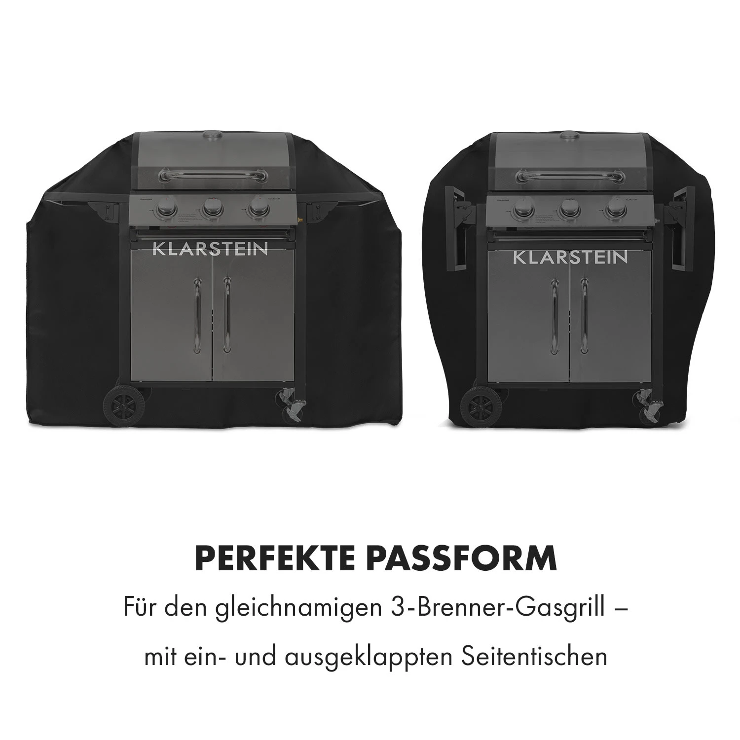 Tomahawk Wetterschutzhaube 600D Canvas 30/70% PE/PVC Schwarz – Bild 2