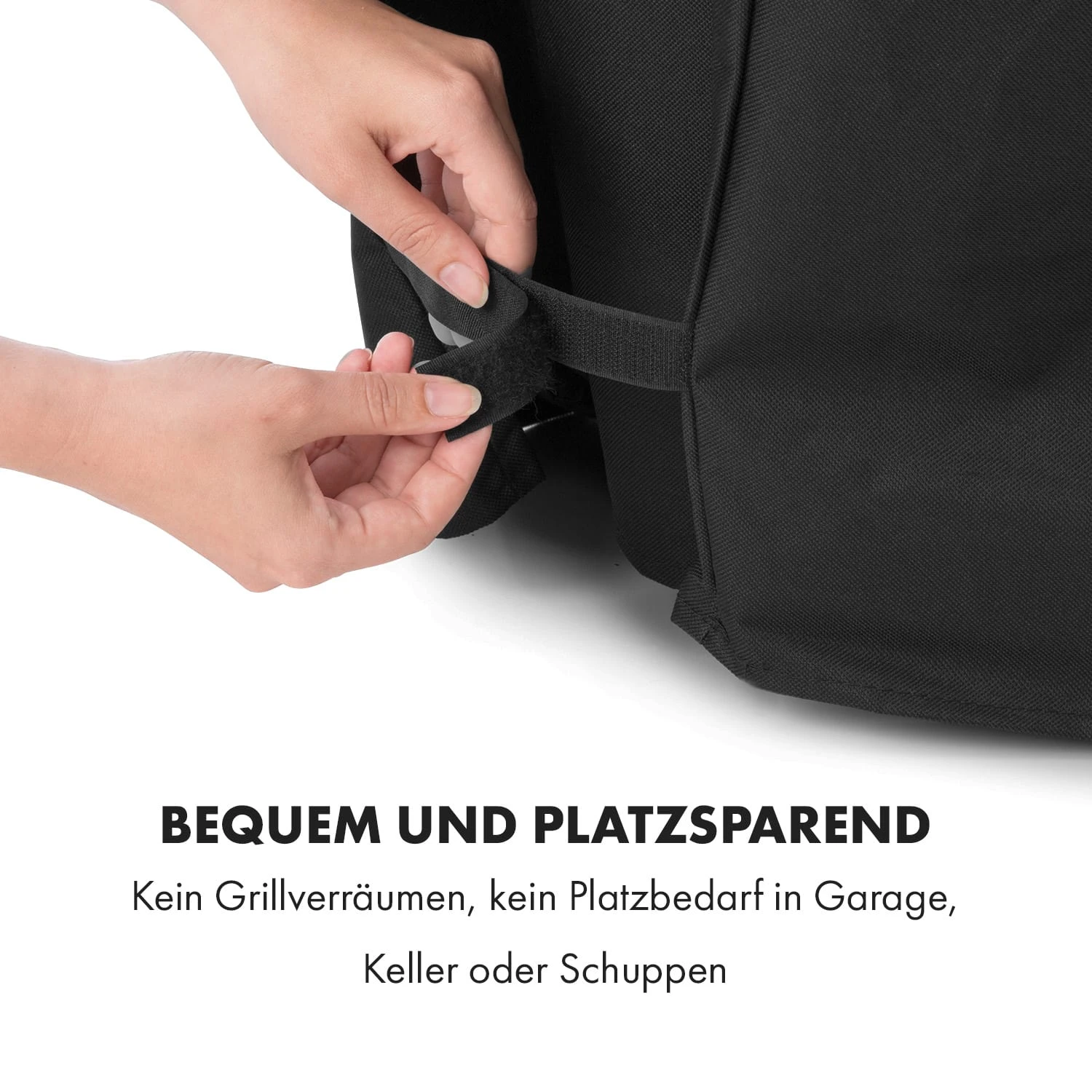 Tomahawk Wetterschutzhaube 600D Canvas 30/70% PE/PVC Schwarz – Bild 6