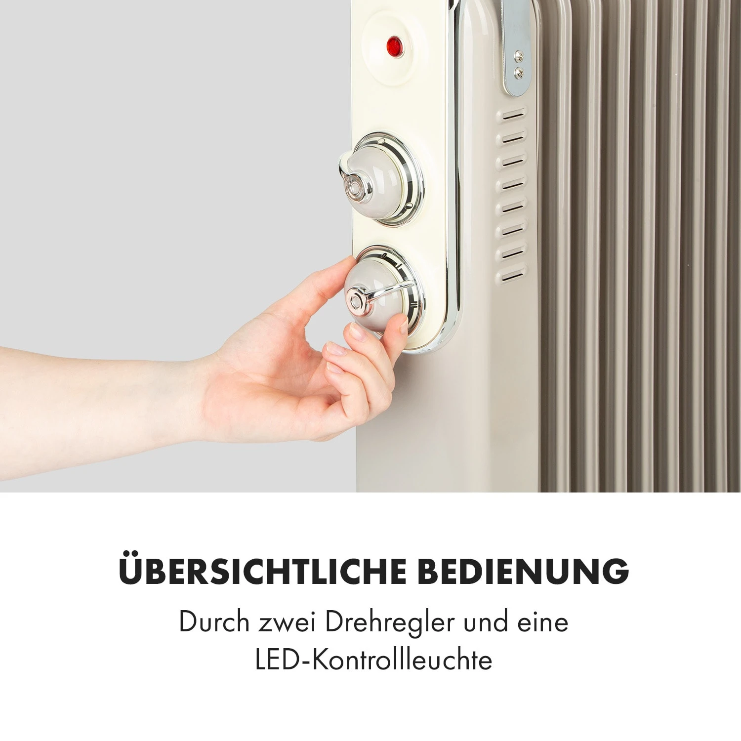 Thermaxx Retroheat Ölradiator 2000W Bodenrollen – Bild 5