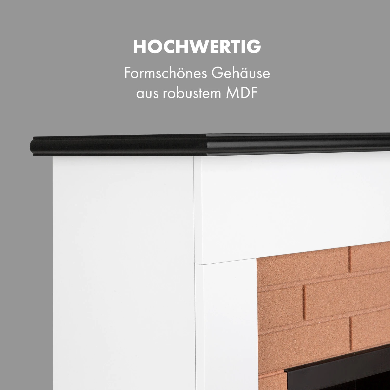 Phantasma Brickline Ethanol-Kamin 3,4 KW Backstein-Optik MDF – Bild 5