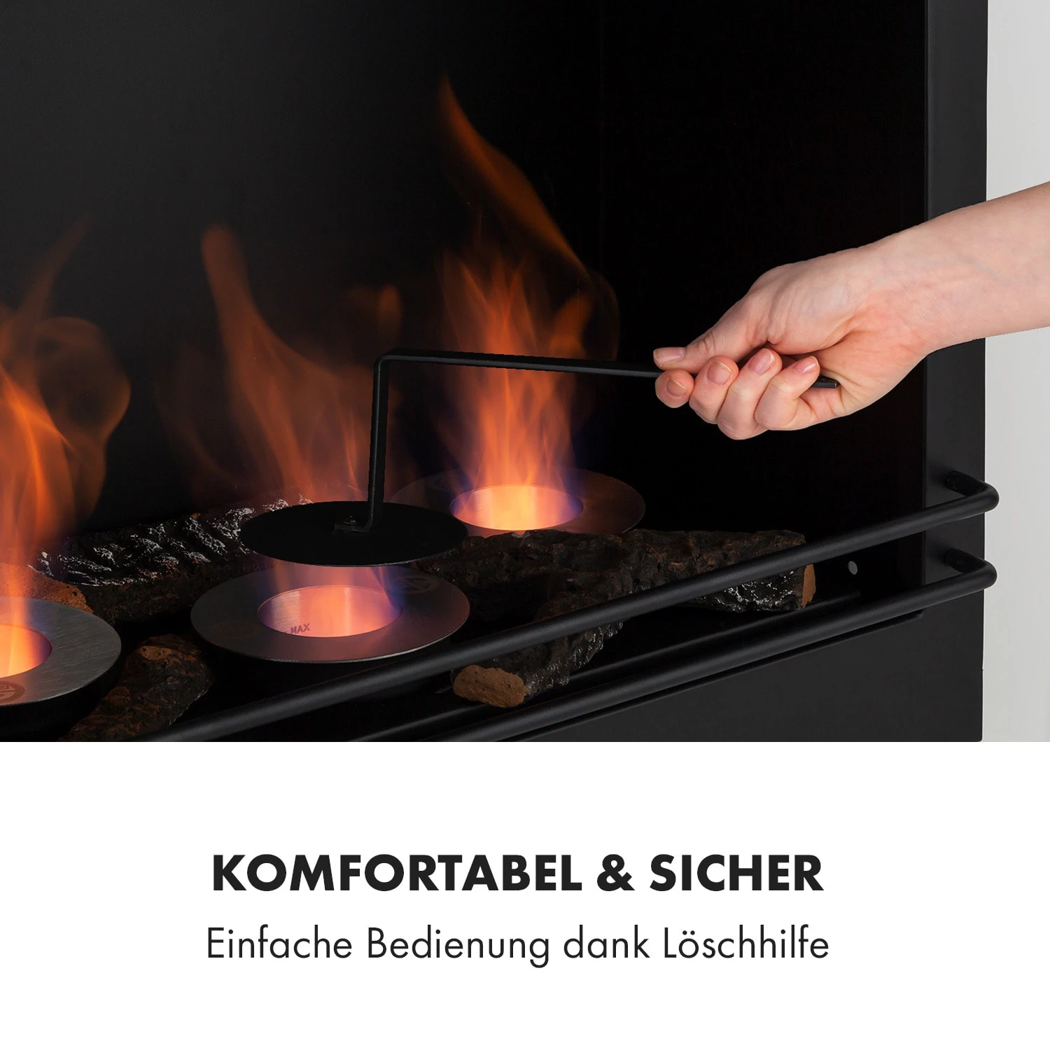 Phantasma Manor Ethanol-Kamin 3,4 KW Landhausstil MDF – Bild 3