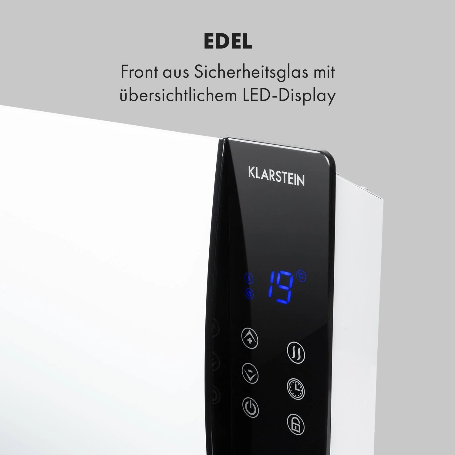 Lindholm Konvektionsheizgerät Thermostat Timer 2000W – Bild 4