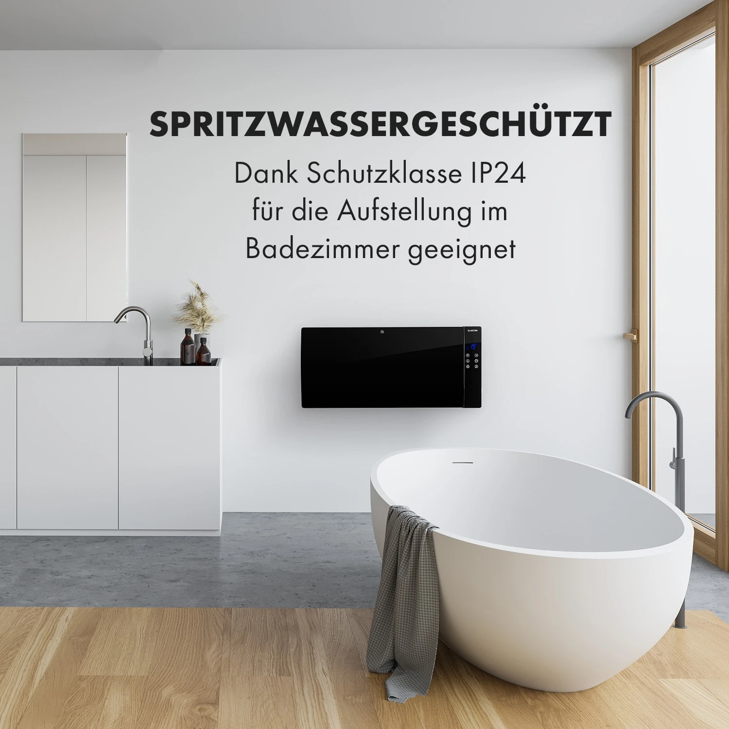 Lindholm Konvektionsheizgerät Thermostat Timer 2000W – Bild 6