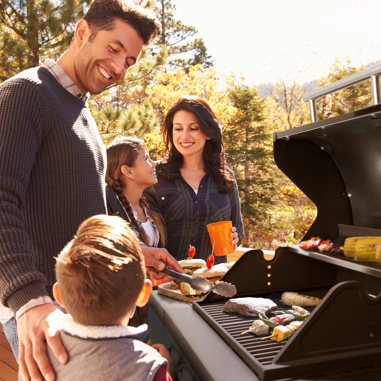 Valdosta 4.1 Gasgrill 4 X 2,8 KW + 2,5 KW Brenner Edelstahl Mobil – Bild 2