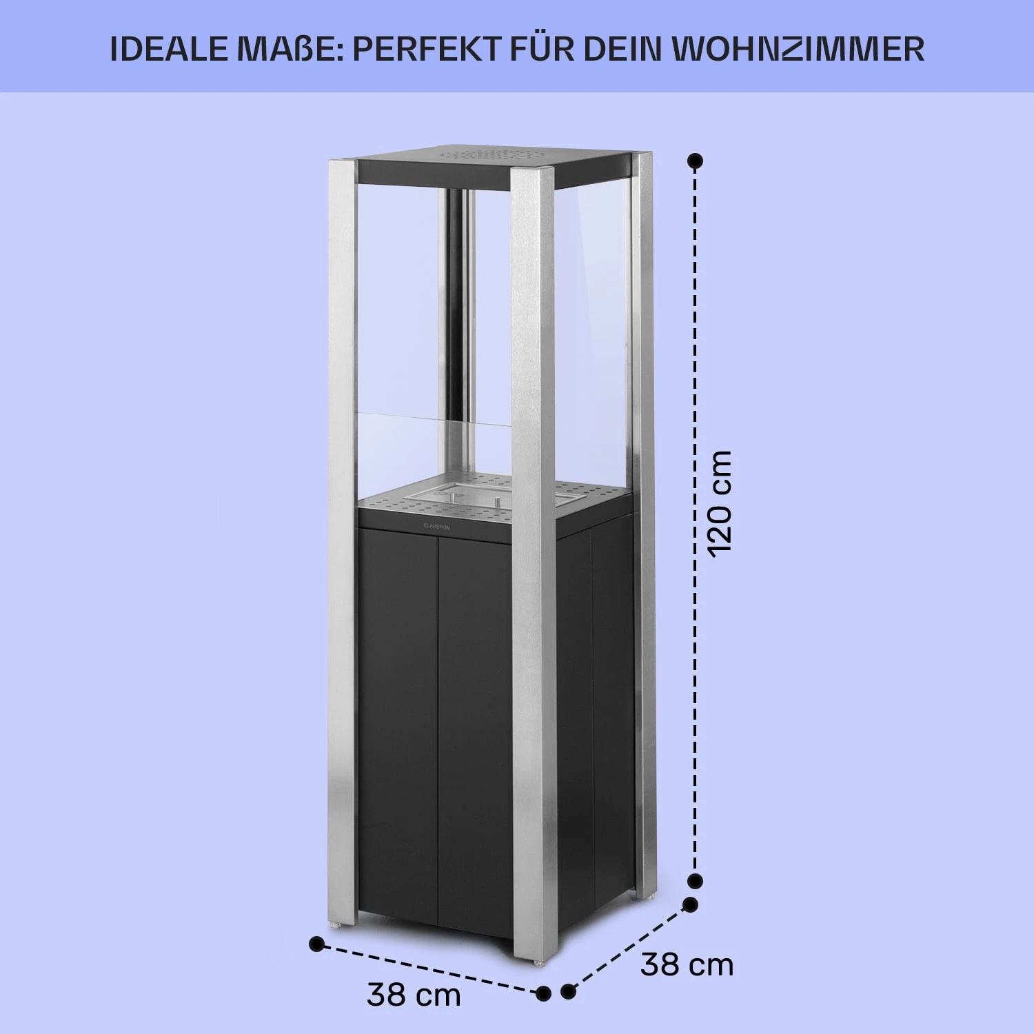 Phantasma Pinar Ethanol-Kamin Rauch- & Geruchlos Bio-Ethanol – Bild 5
