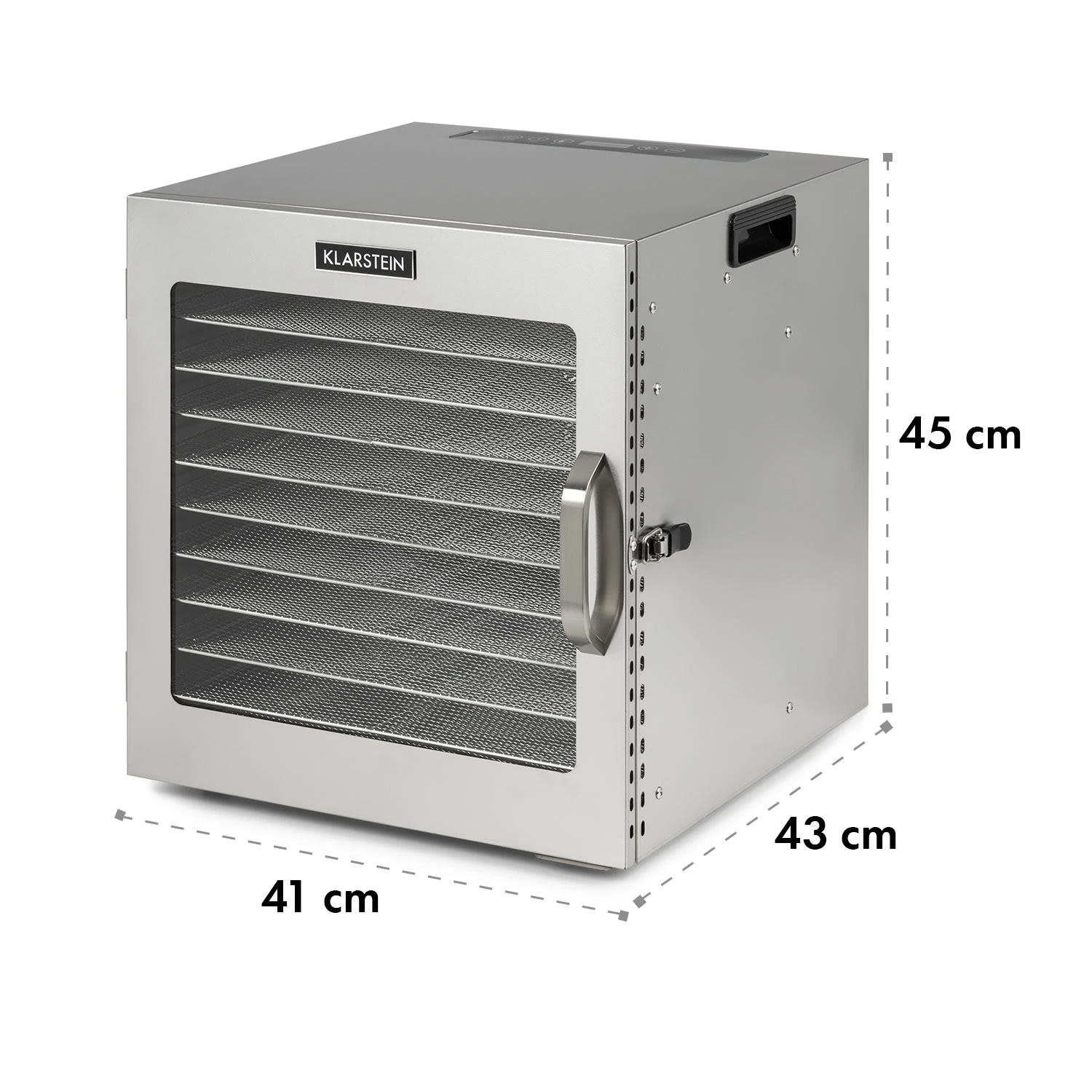 Captain Jerky 110 Dörrautomat 1000W 30-90 °C 24h-Timer Edelstahl – Bild 9