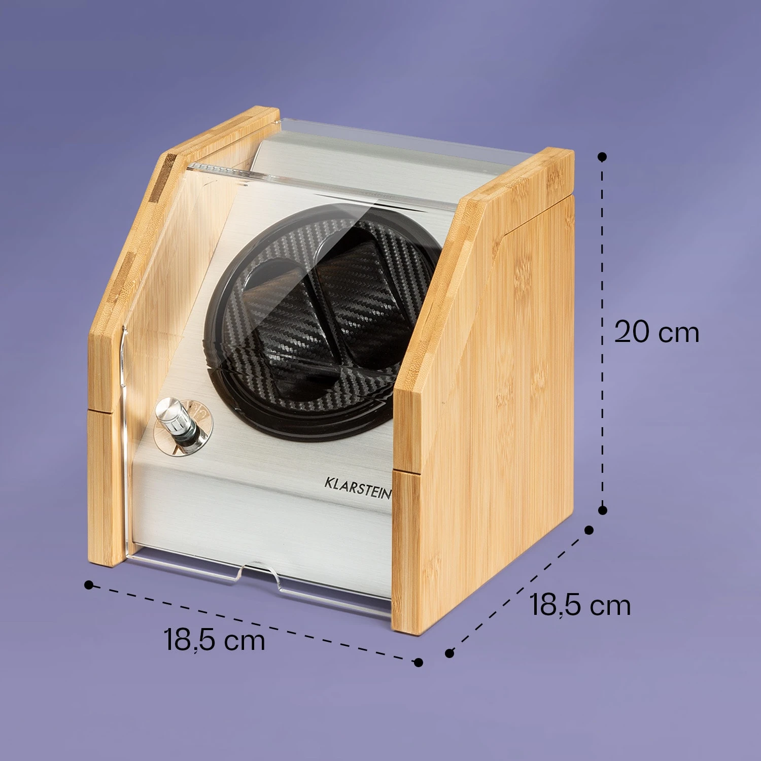 Garonne 2 Uhrenbeweger 1 Drehteller 2 Uhren 3 Speeds 4 Modi Bambus – Bild 5