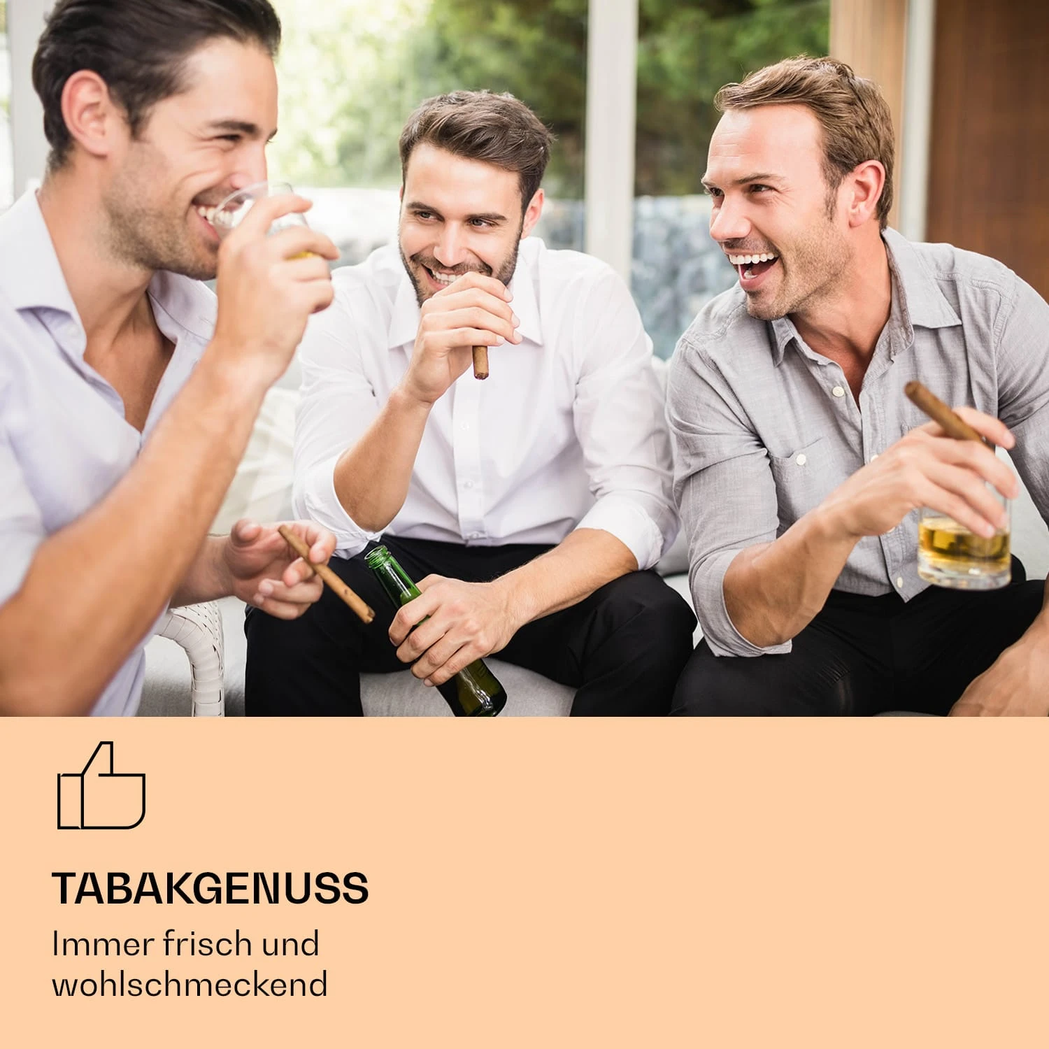 El Presidente 23 Humidor 45 W Touch Buchenholz 23L LED – Bild 2