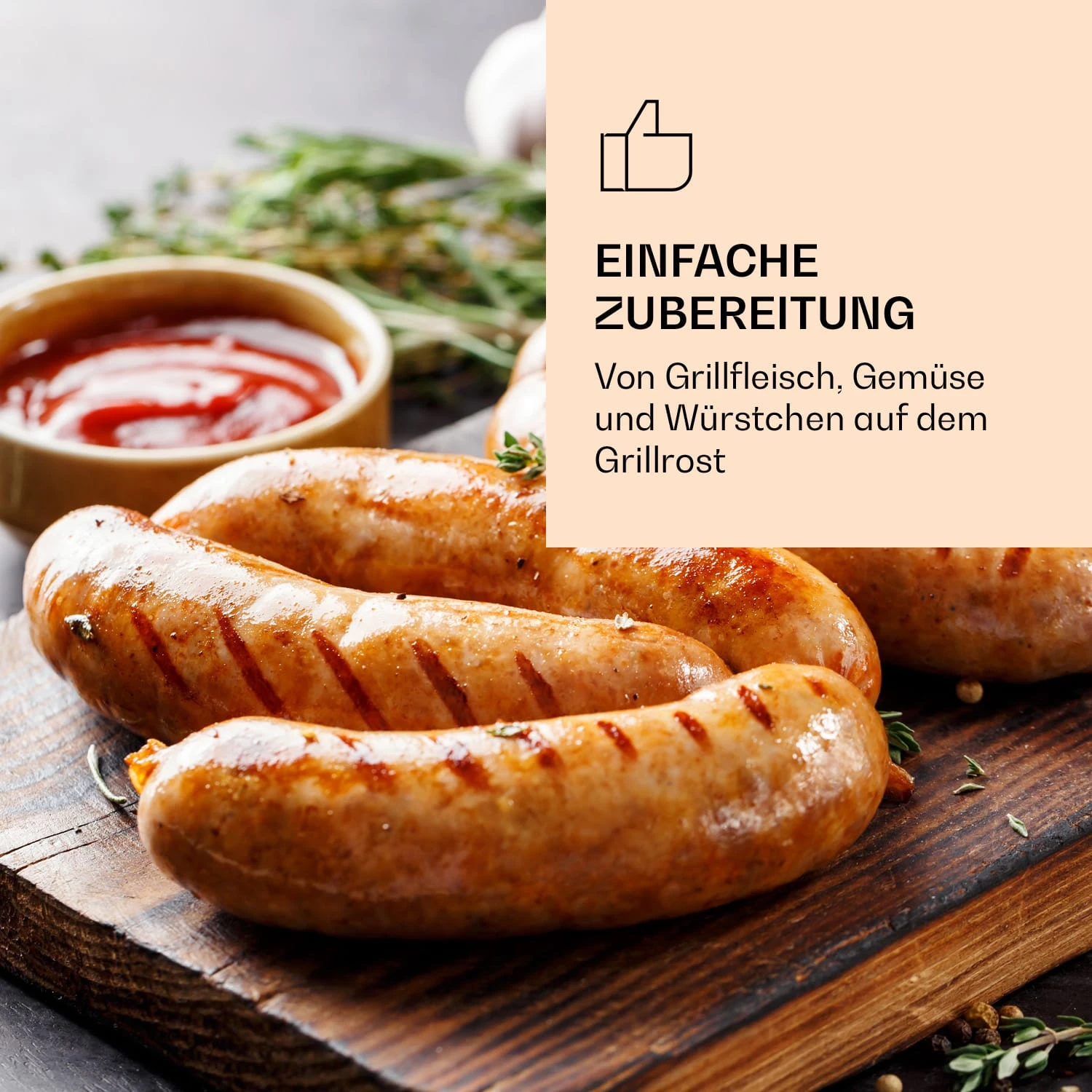 AeroVital Jumbo Heißluftfritteuse Grillrost Edelstahl – Bild 2