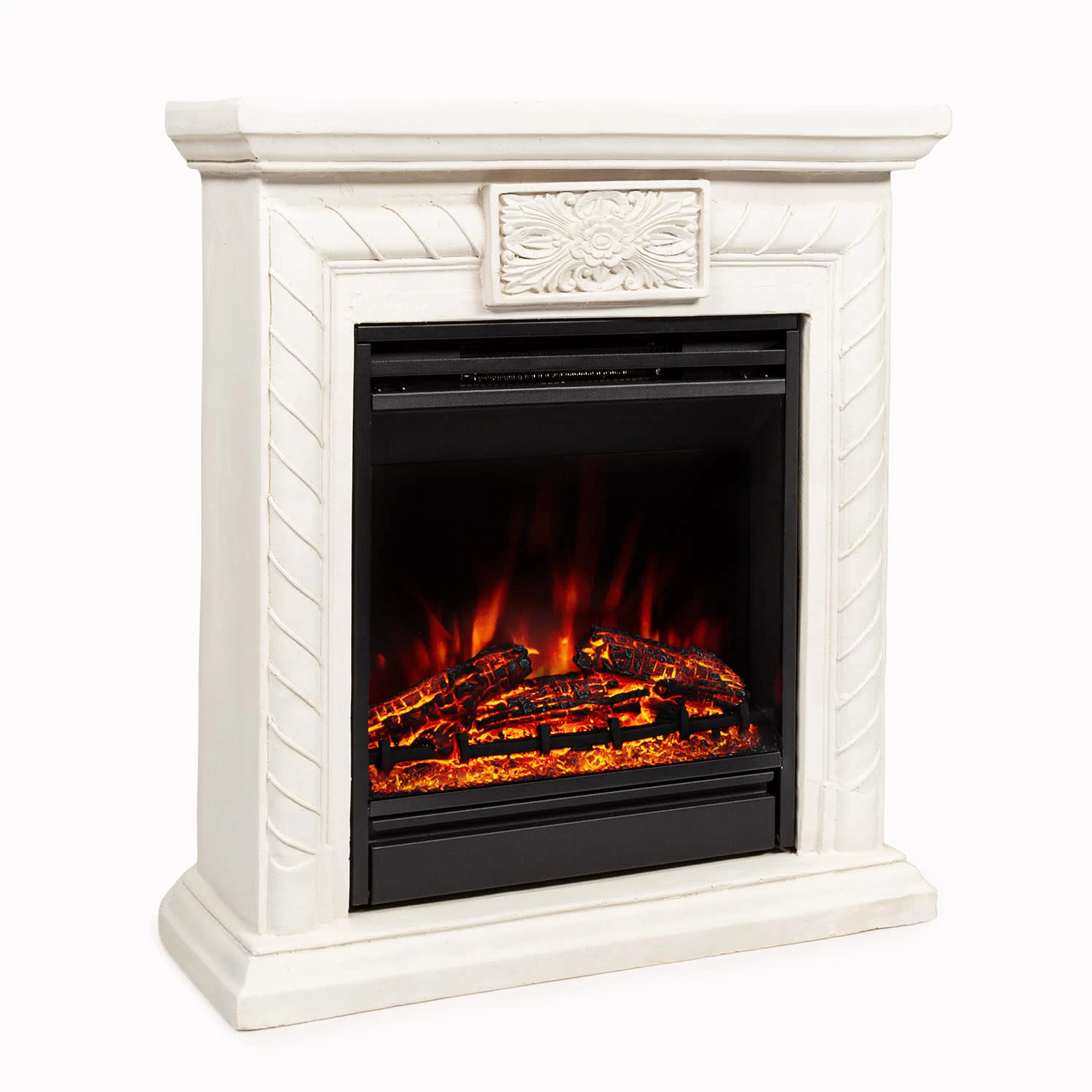 Frosty Peak Elektrischer Kamin 1800 W 10 Bis 30 °C Fernbedienung