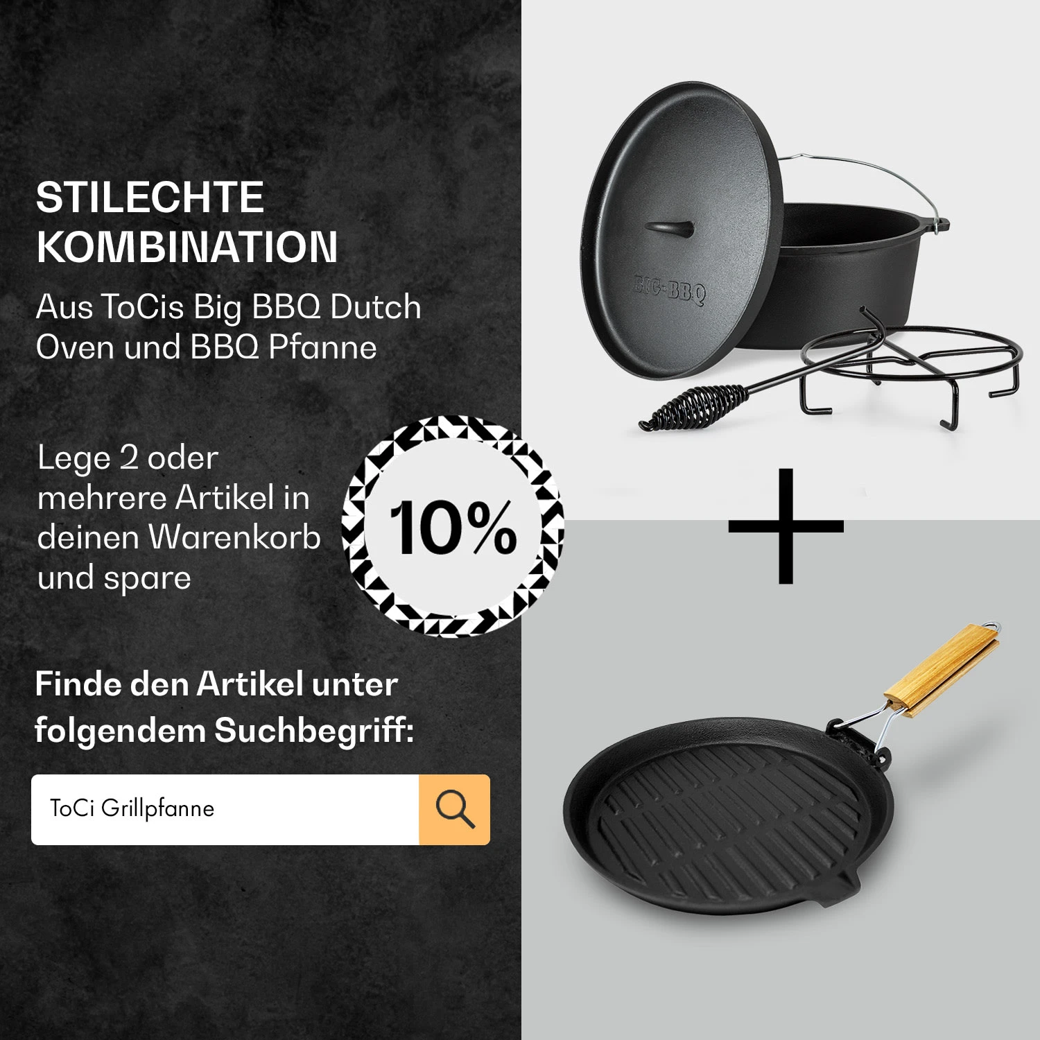 Galloway Dutch Oven 12.0 BBQ-Topf Gusseisen Größe XL / 12 Qt – Bild 7