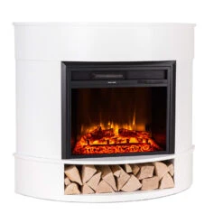 Loloru Elektrokamin Heizlüfter 900/1800W Wochentimer Fernbedienung