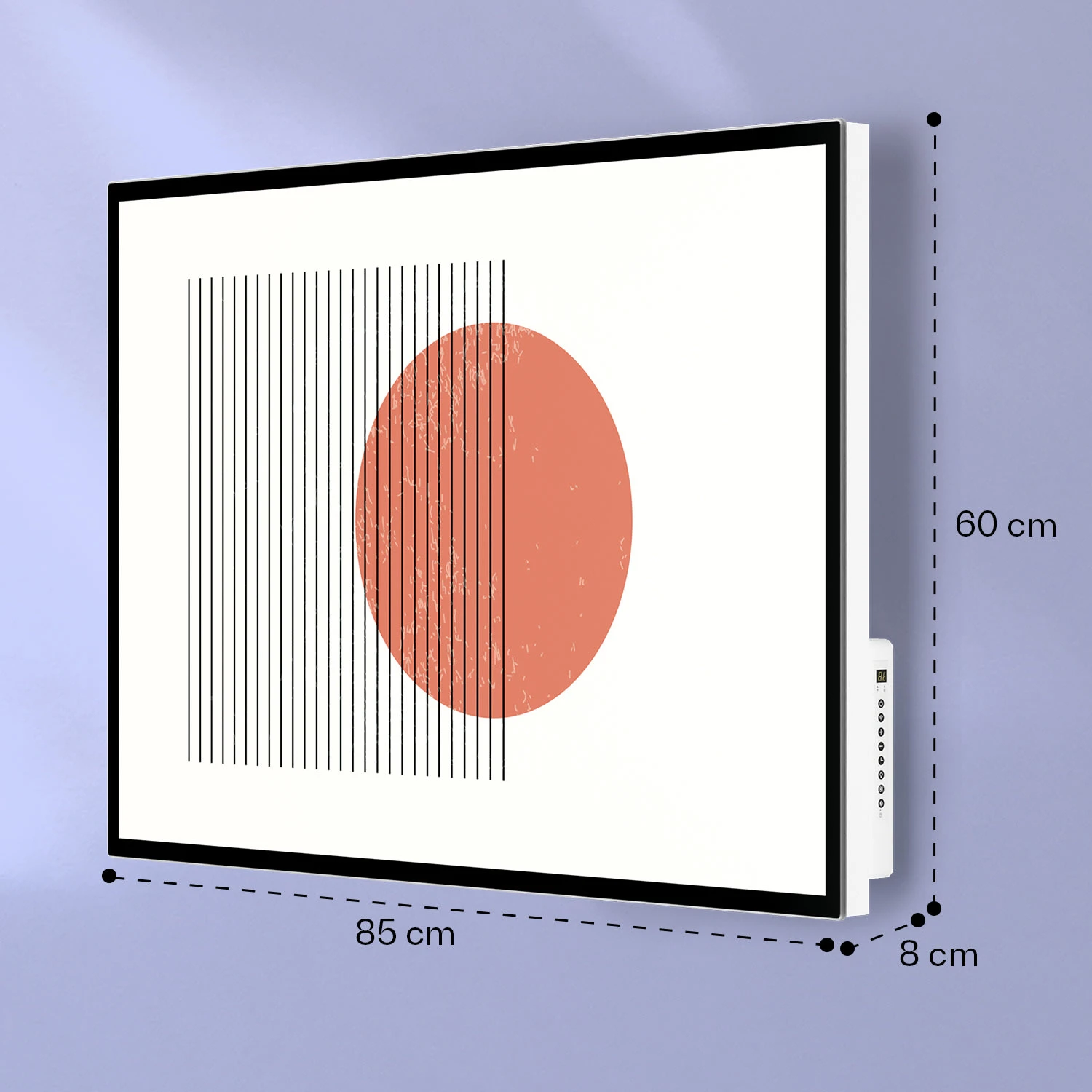 Mojave 750 Smart 2-in-1 Heizgerät Infrarot Konvektor 85x60cm 750W RGB-Licht – Bild 7