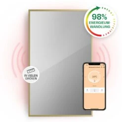 La Palma 1000 Smart 2-in-1 Heizgerät Infrarot Konvektor 120x60cm 1000W Spiegel