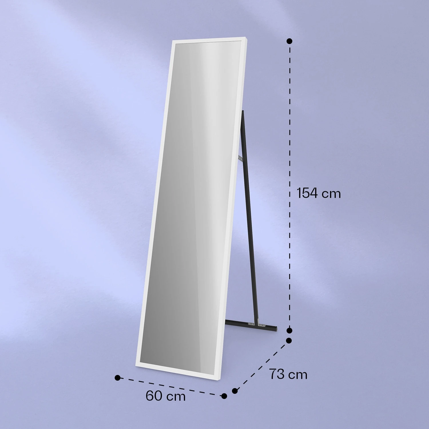 La Palma 900 Smart Infrarotstrahler Konvektor 40x160cm 900W Spiegel Standfuß – Bild 8