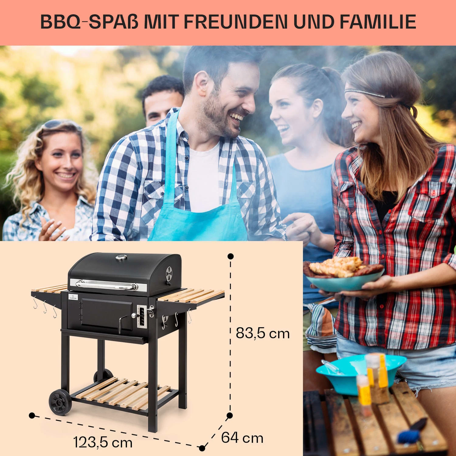 Aberdeen Single Holzkohlegrill – Bild 7